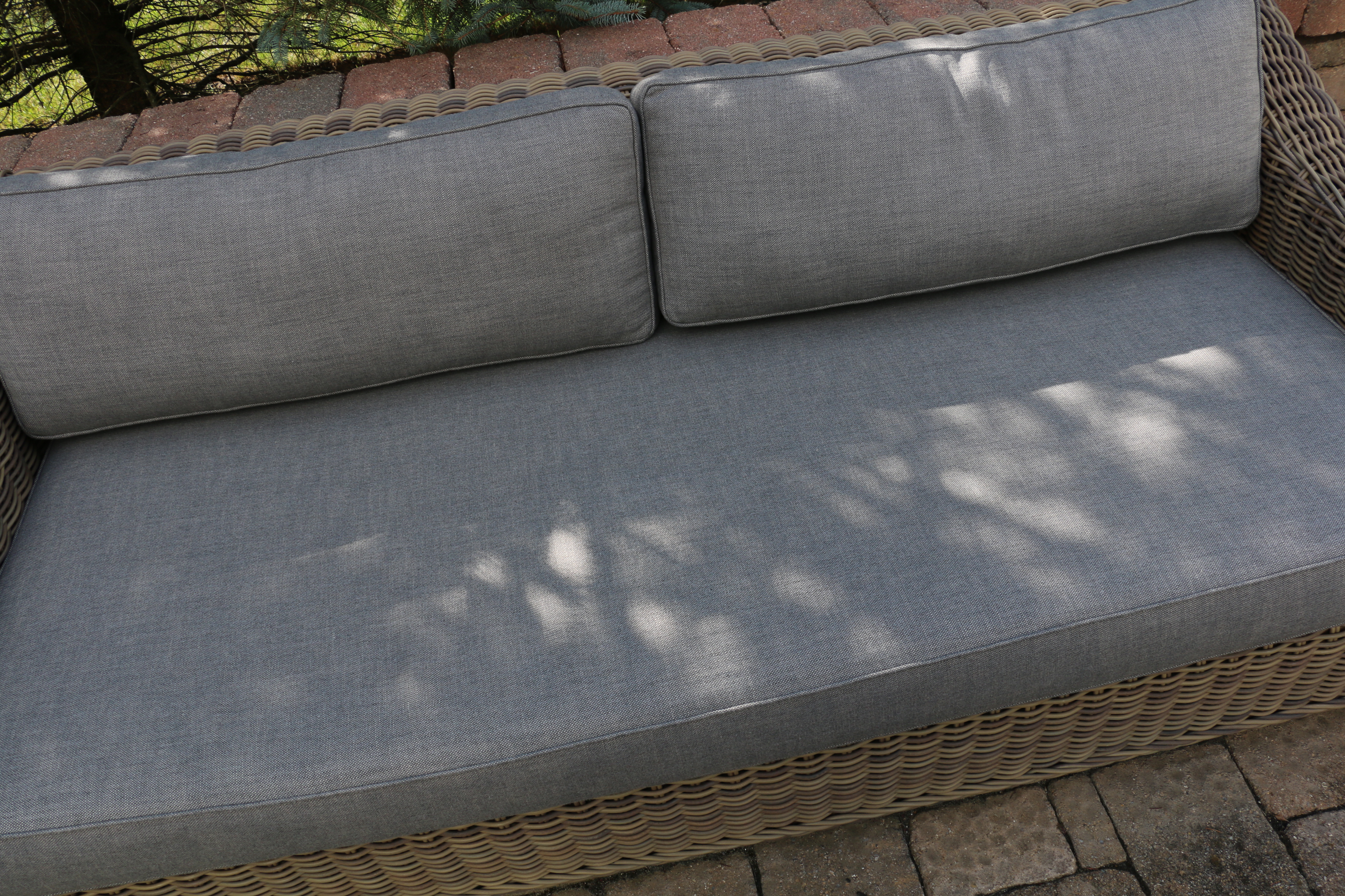 Restoration Hardware "Provence Collection" Wicker Patio Sofa