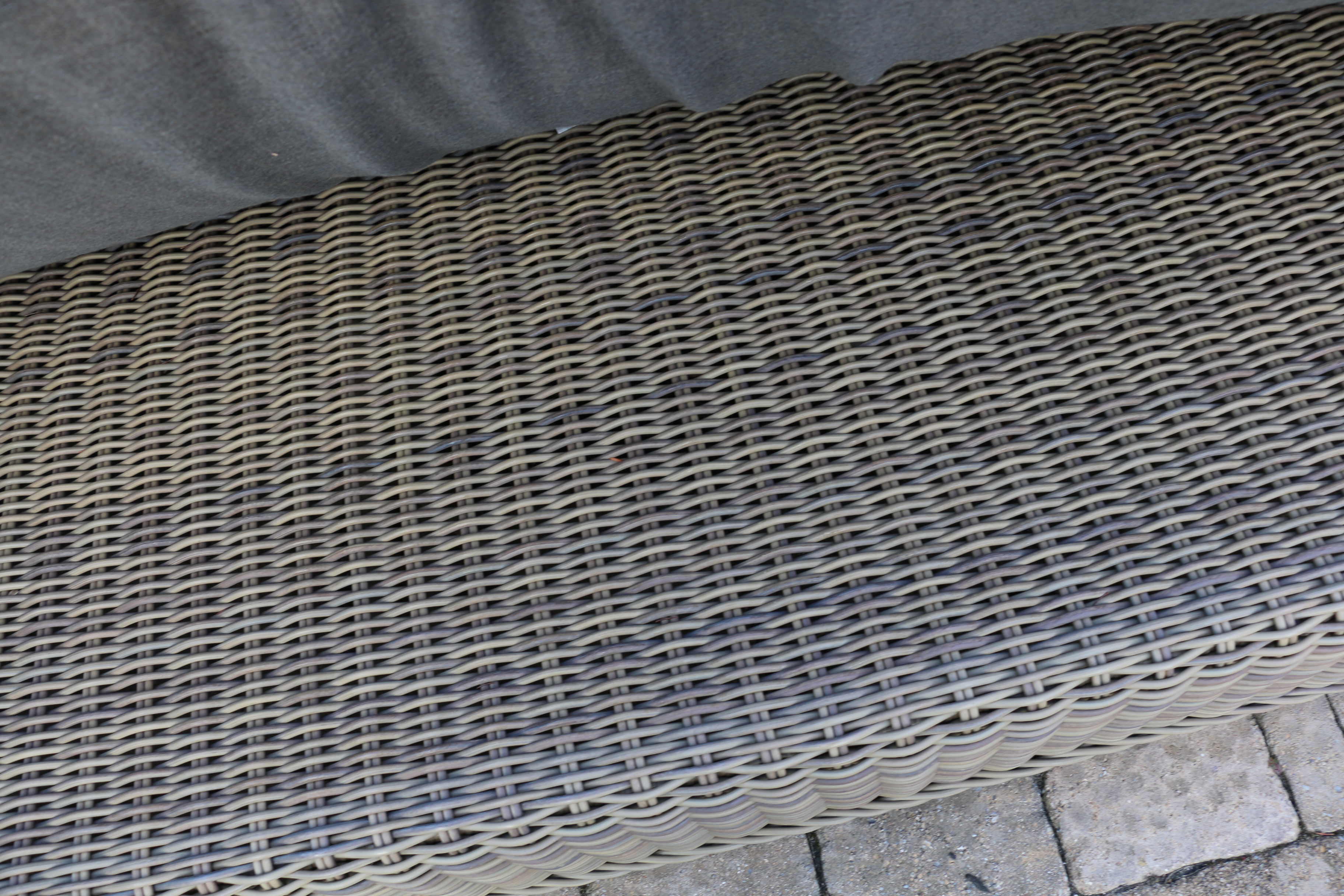 Restoration Hardware "Provence Collection" Wicker Patio Sofa