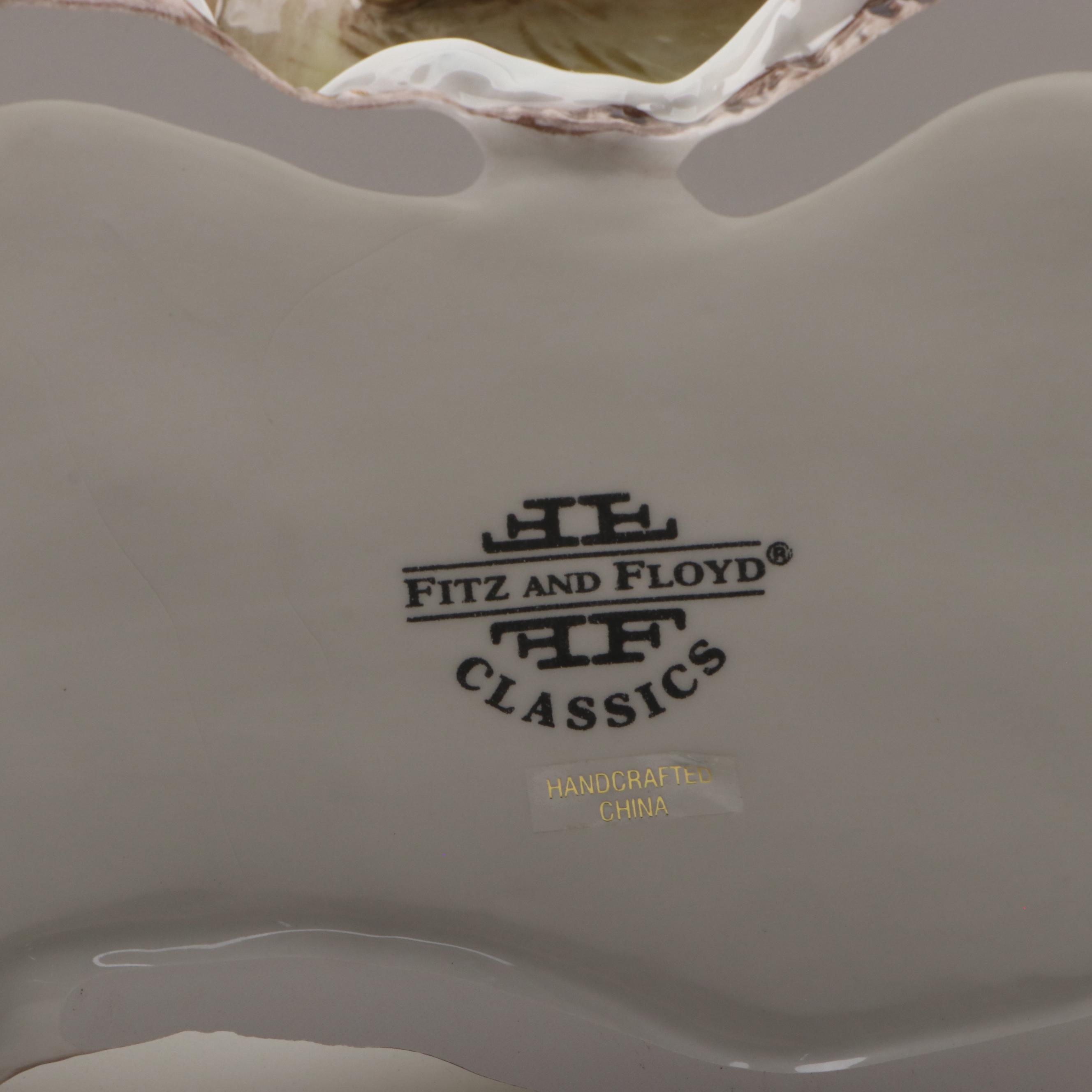 Fitz and Floyd Christmas Elves Tree Pitcher, Deer Candleholder, and more