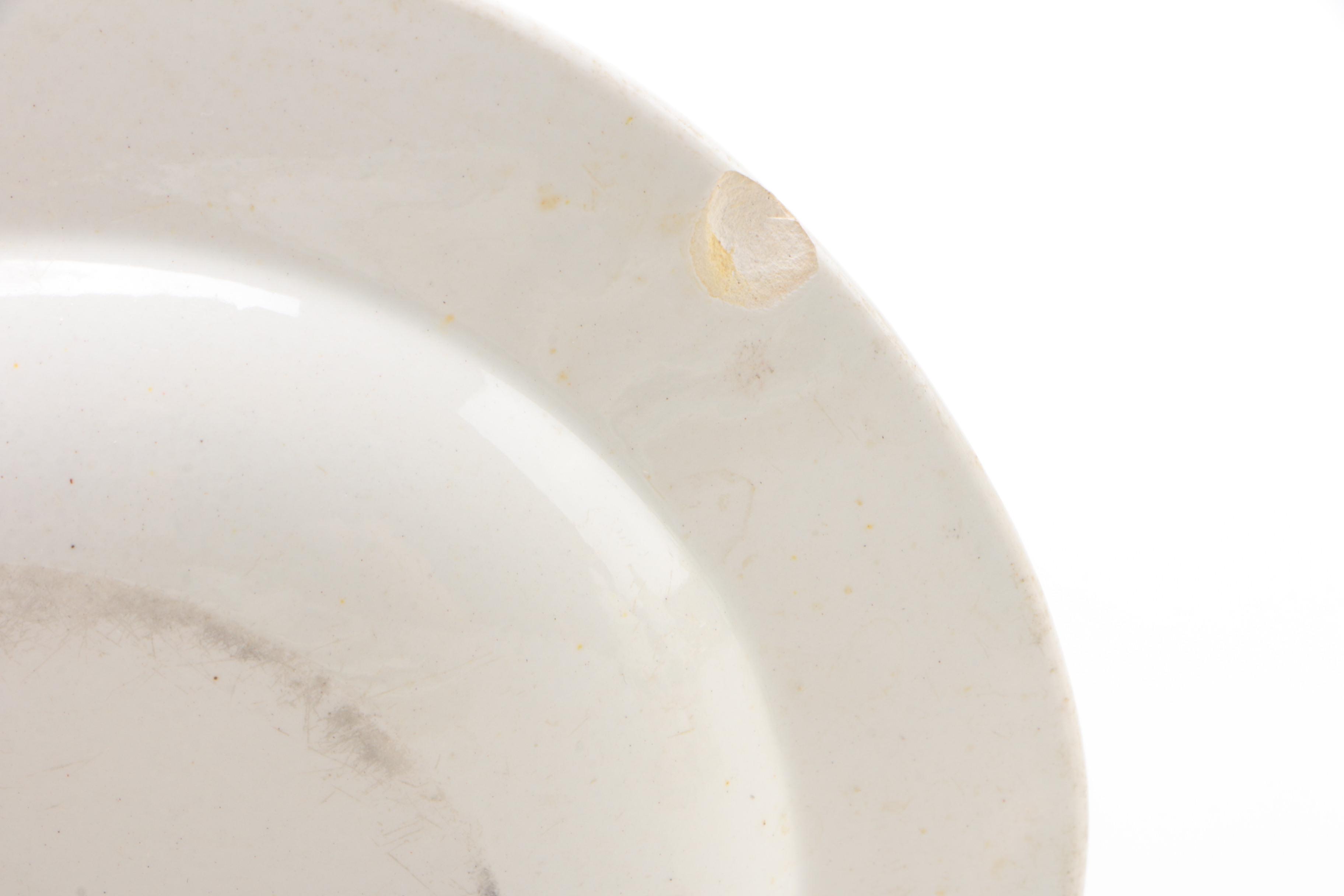 Wedgwood Bell Flower Decorated Earthenware Oval Serveware and Shakers