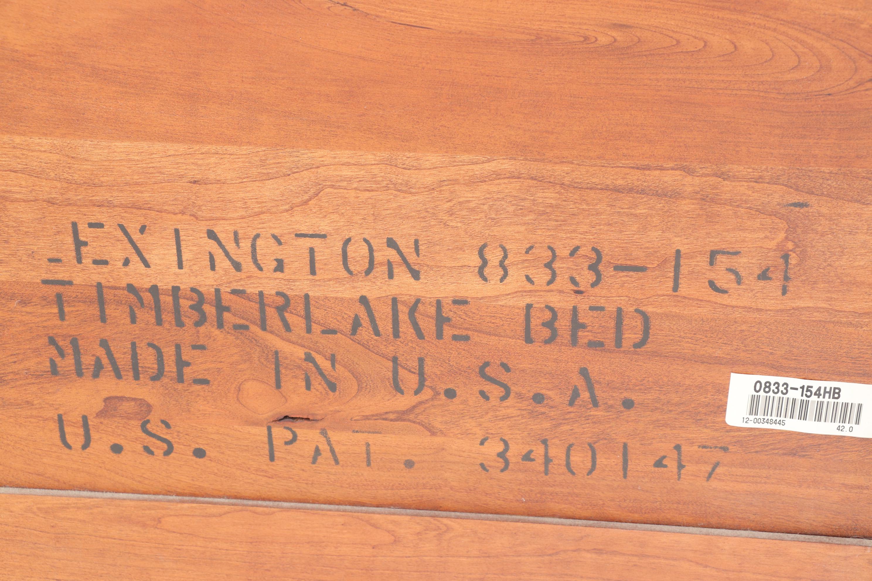 Bob Timberlake for Lexington Furniture Wrought Metal and Cherry King Bed Frame