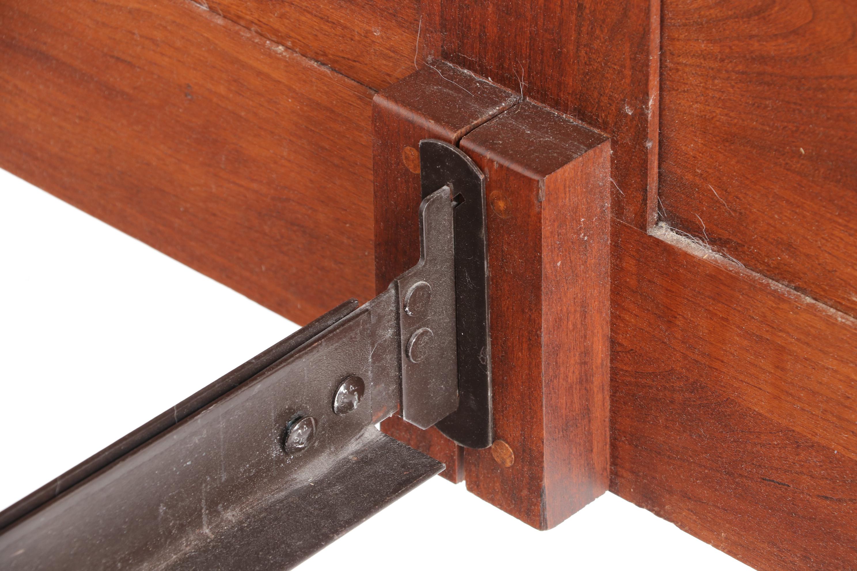 Bob Timberlake for Lexington Furniture Wrought Metal and Cherry King Bed Frame