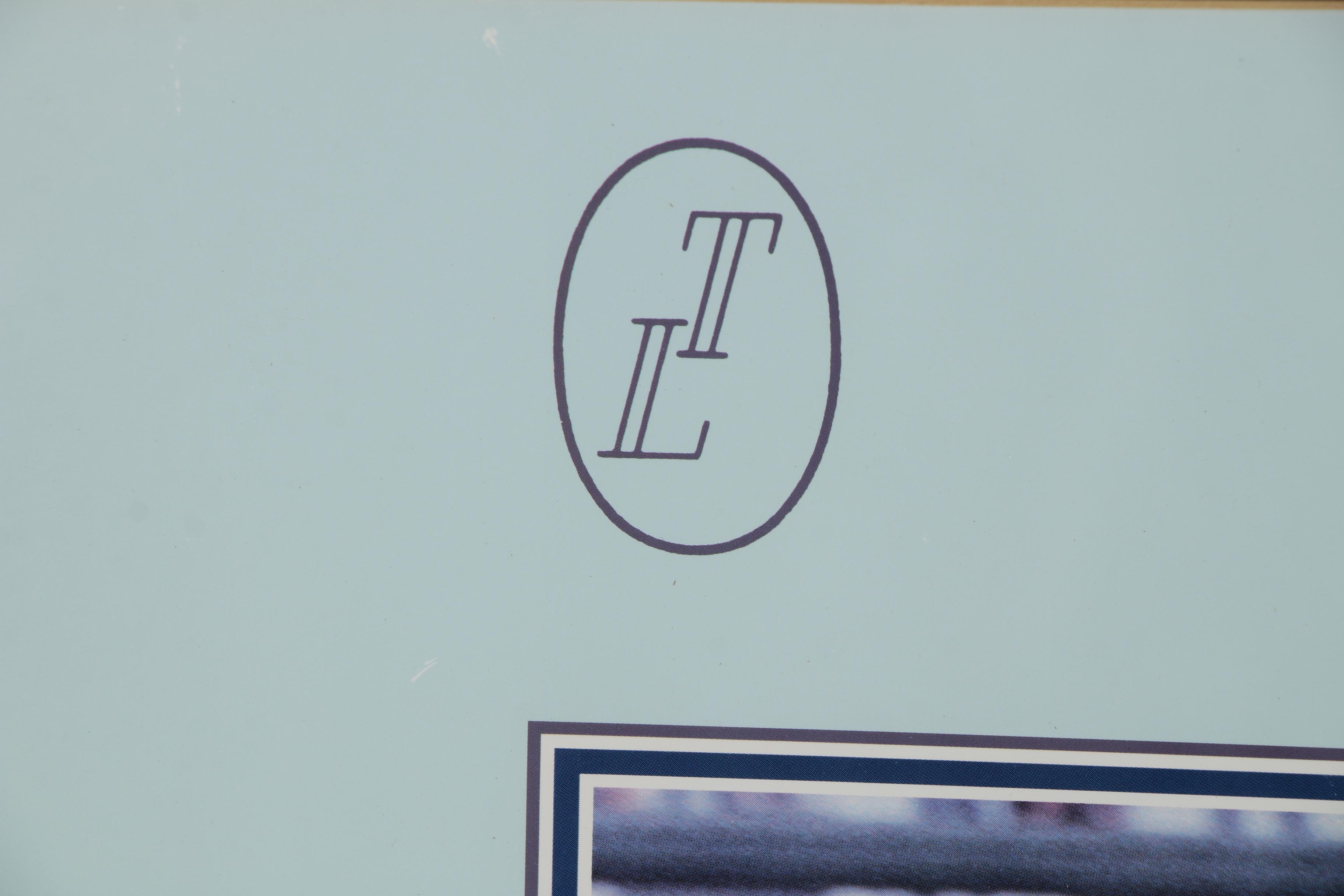 Tony Leonard Signed Secretariat Lithograph, Framed