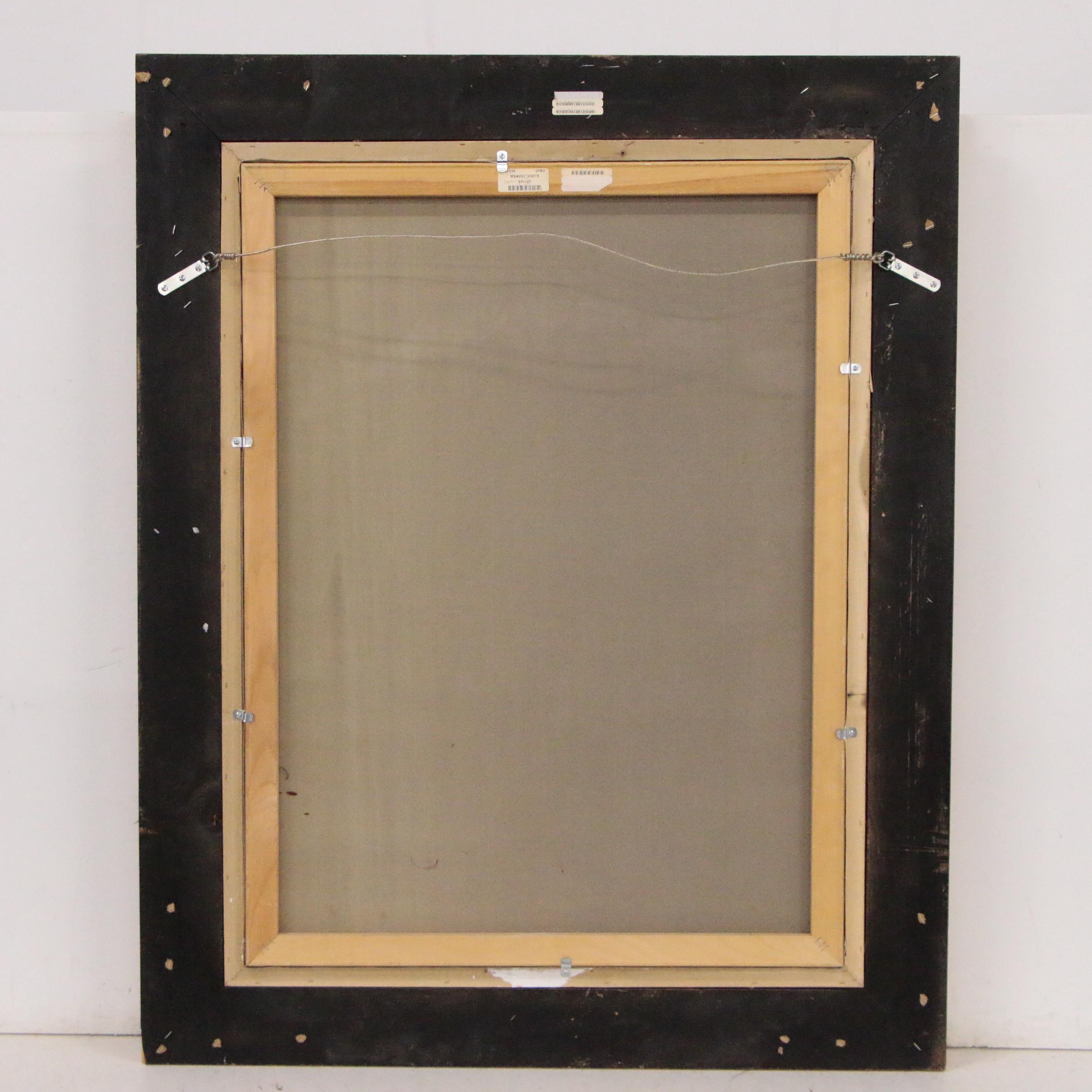 Jasper Kahn Oil Painting of Interior Scene, 21st Century