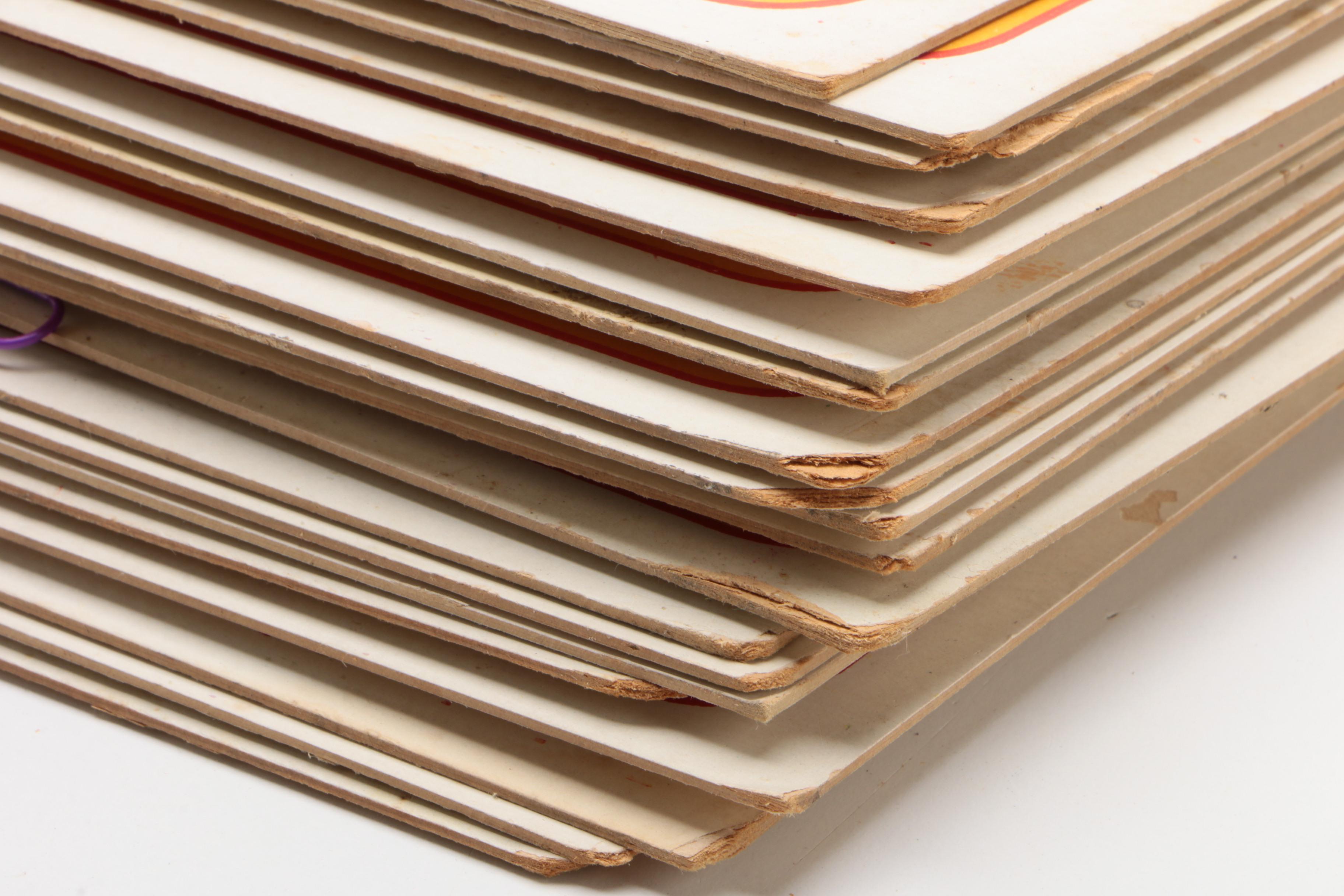 The Henderson Lithograph Co. "Cleopatra Soap" Paper Advertising Signs