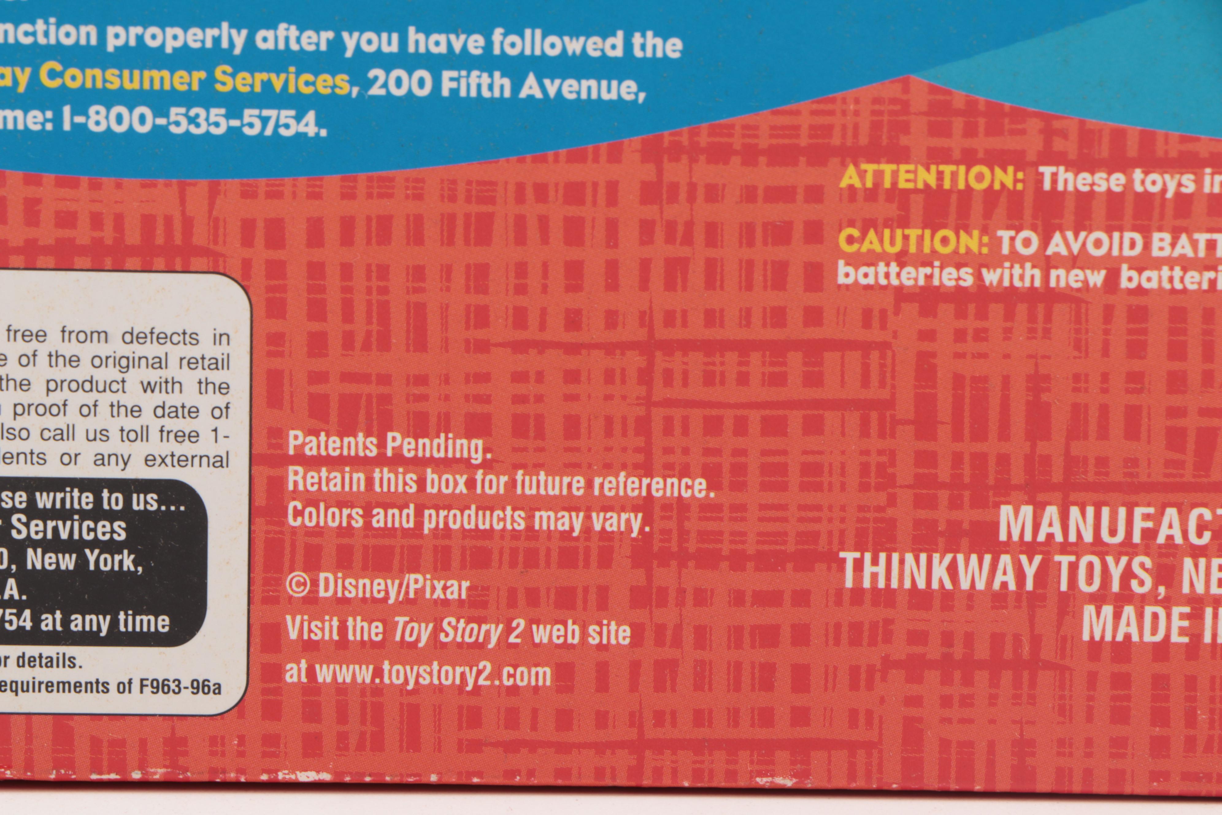 Thinkway "Toy Story 2" Buzz Lightyear and Sheriff Woody Talking Action Figures