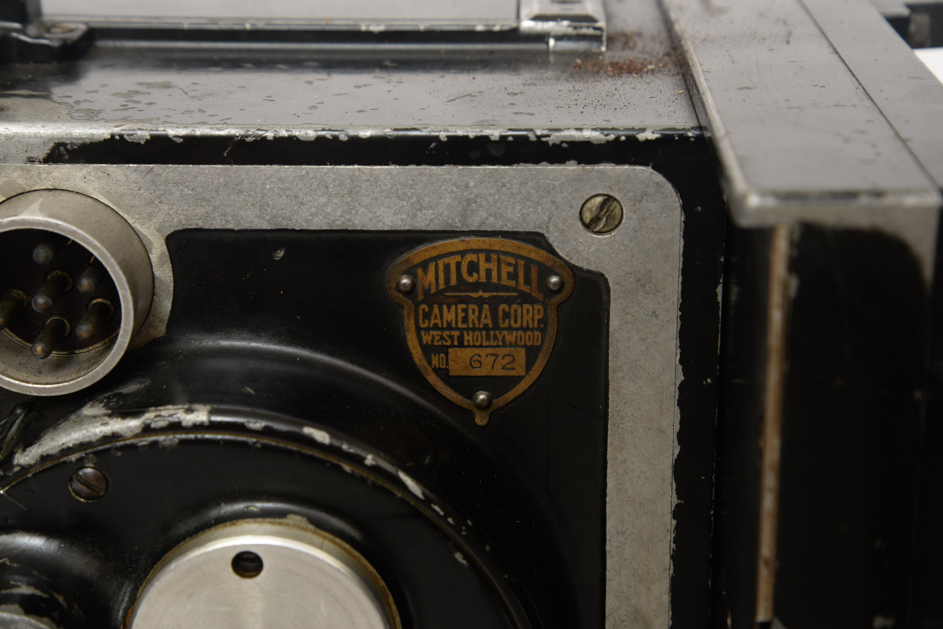 Important Mitchell Camera No. 672 35mm Motion Picture Camera, Film and Motor