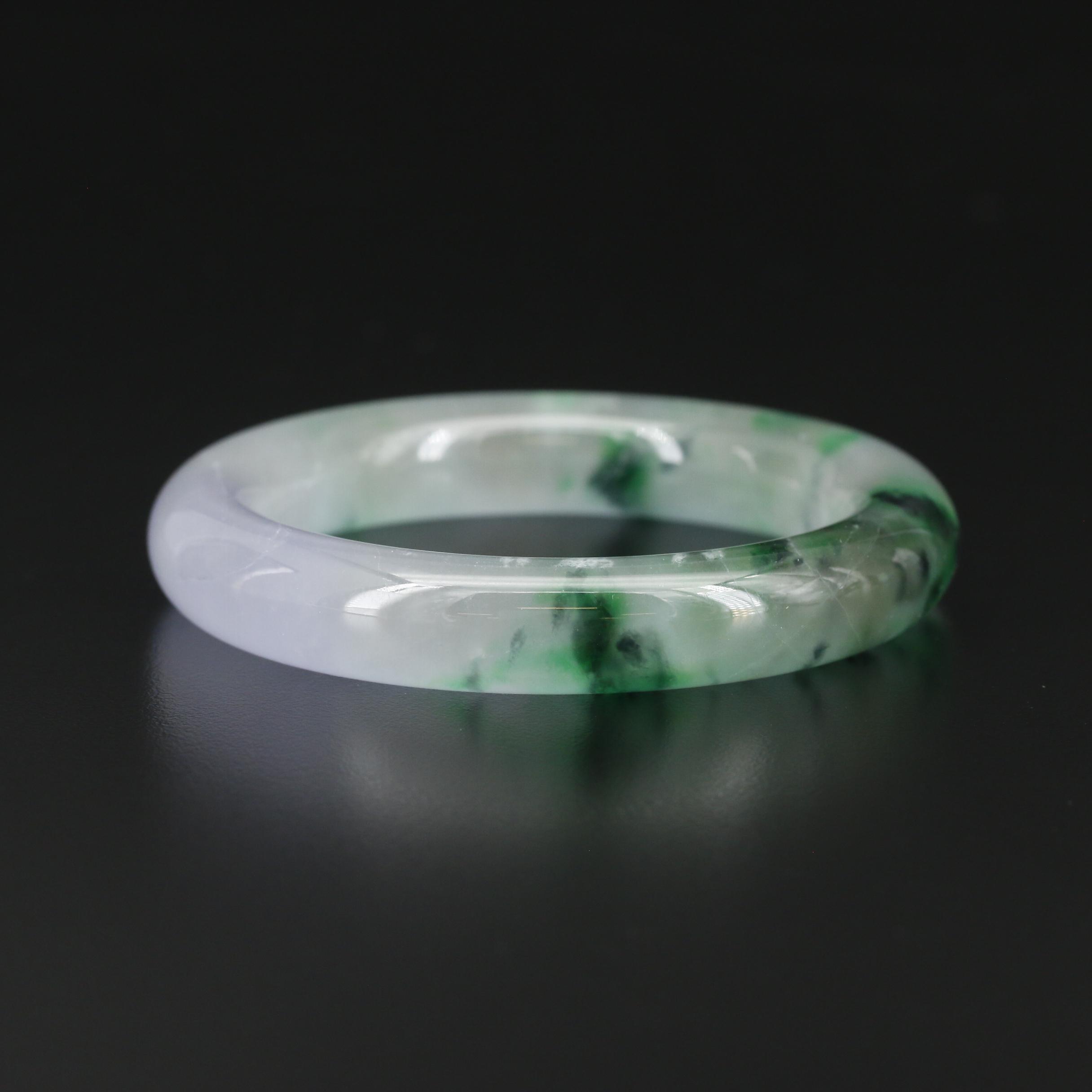 Jadeite Hololith Bangle