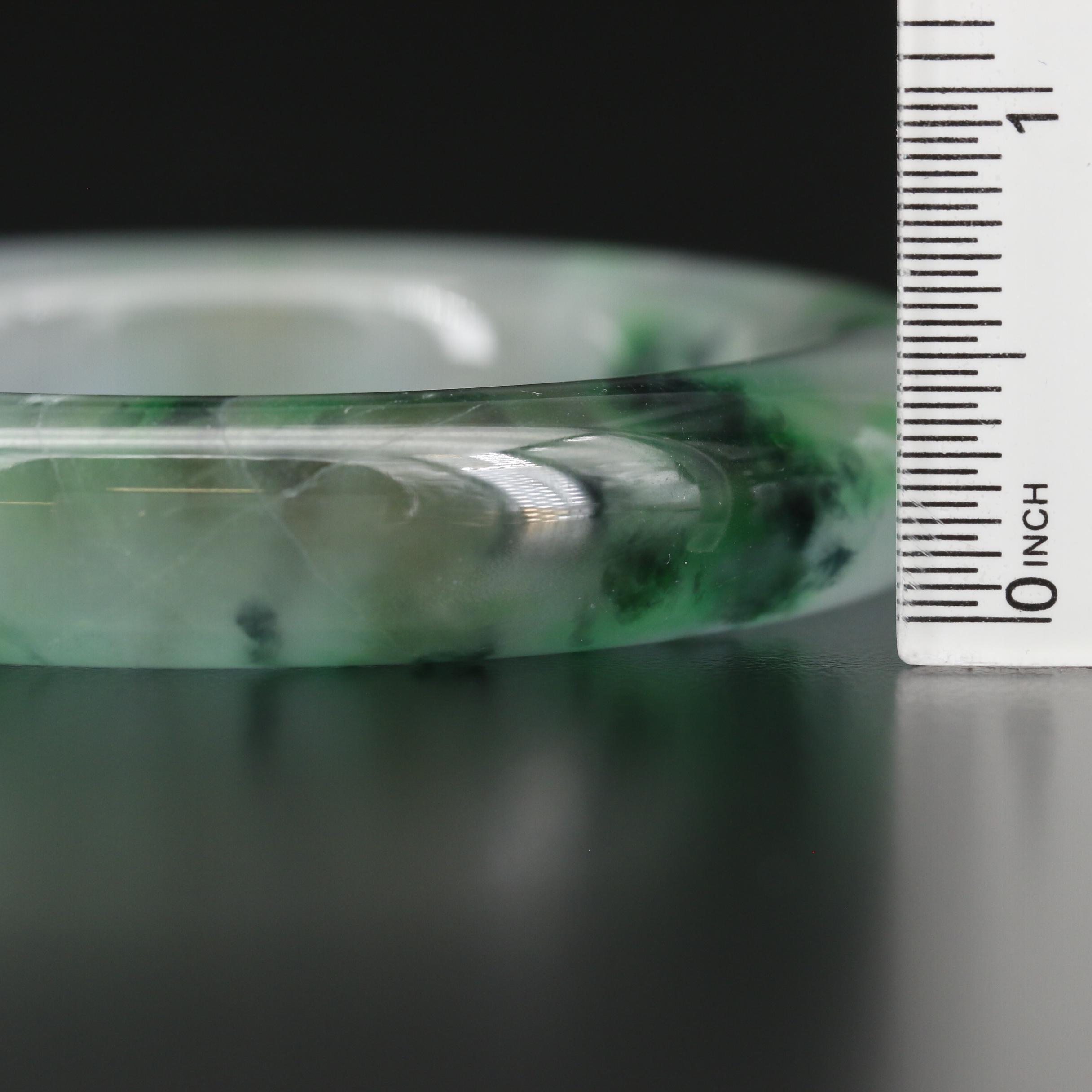 Jadeite Hololith Bangle