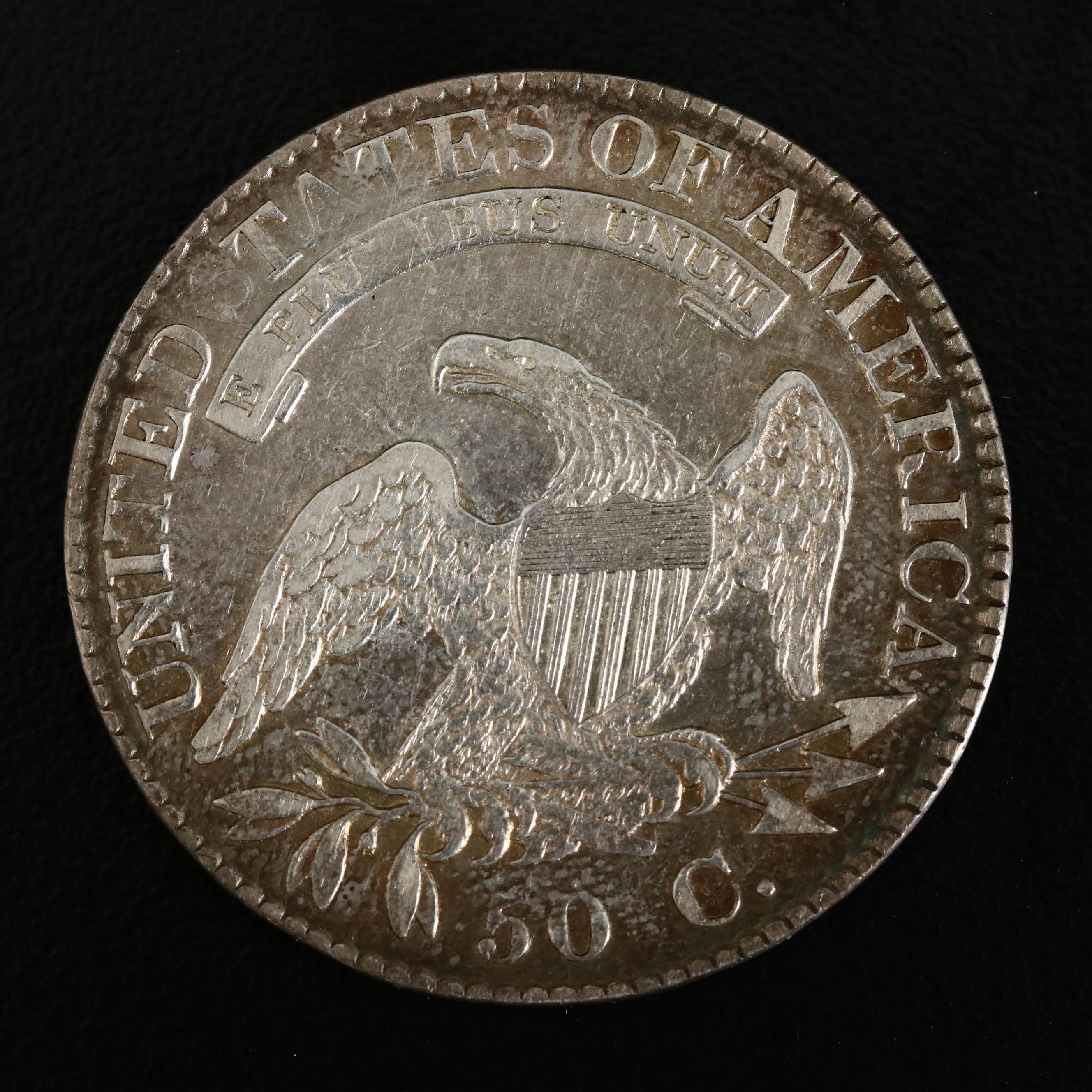 1824 Capped Bust Silver Half Dollar