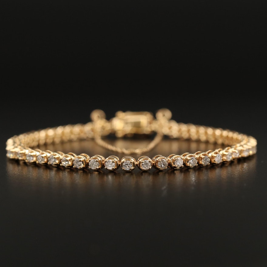 14K 1.62 CTW Diamond Line Bracelet