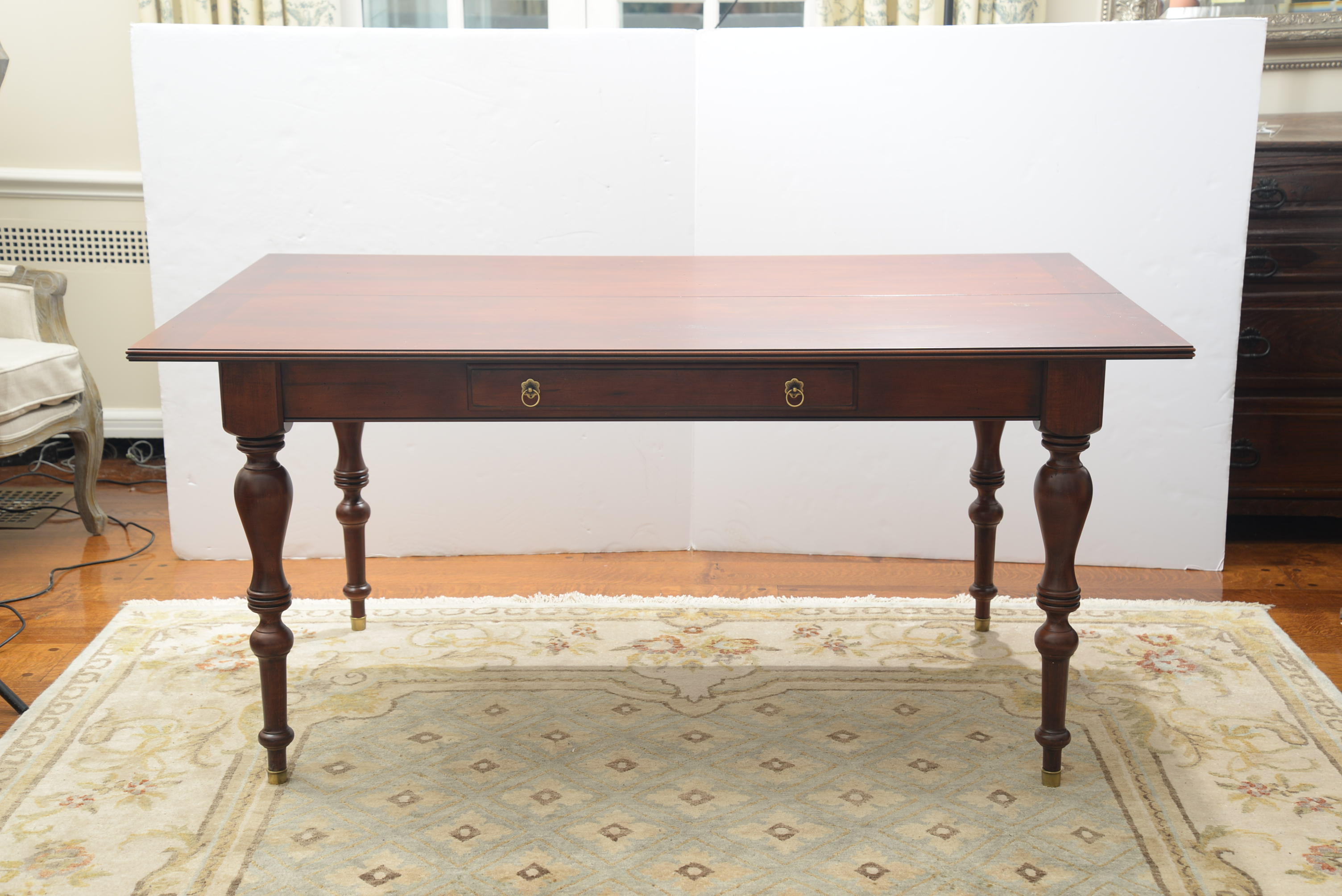 Ethan Allen "British Classics" Collection Convertible Console Dining Table