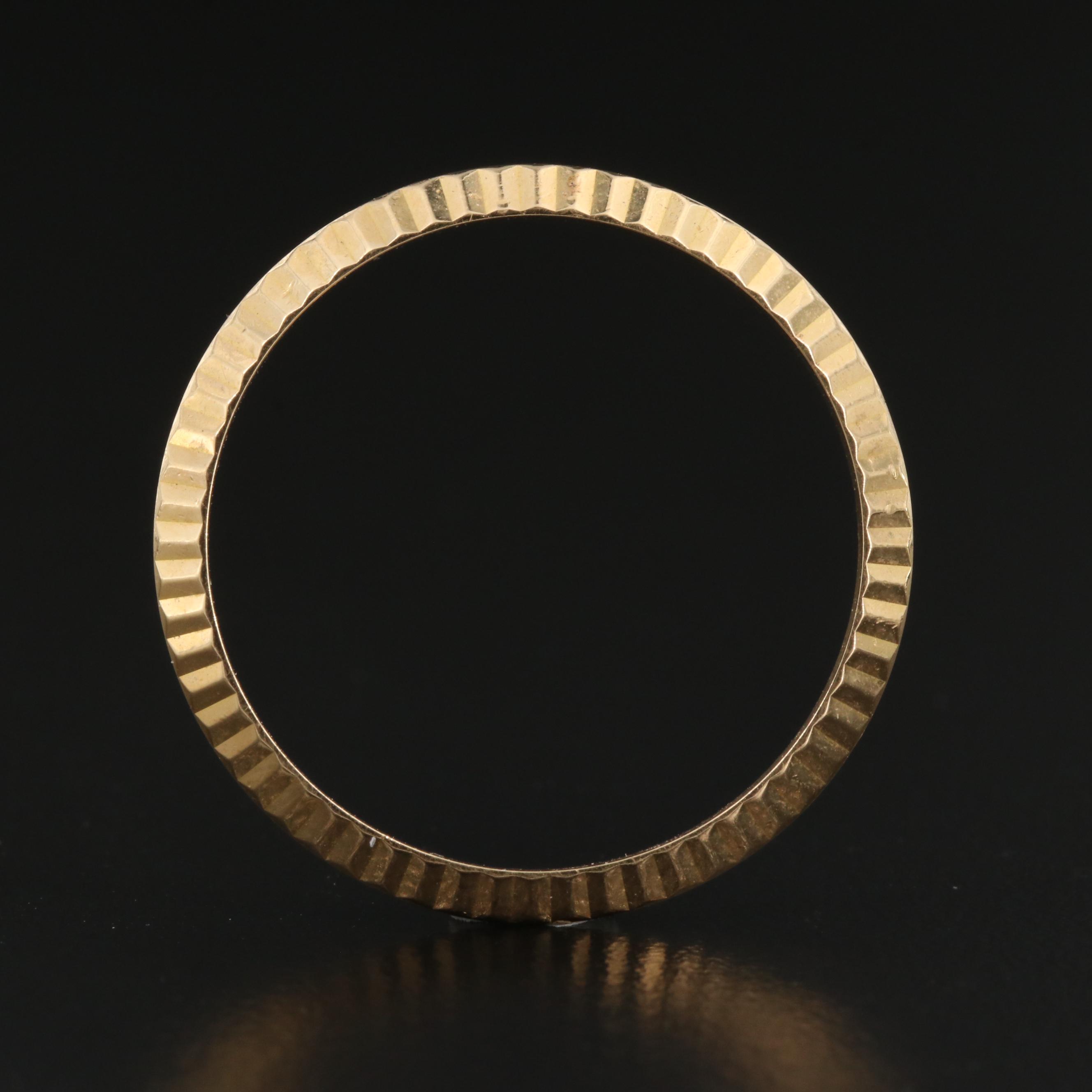 Rolex 18K Gold Fluted Bezel