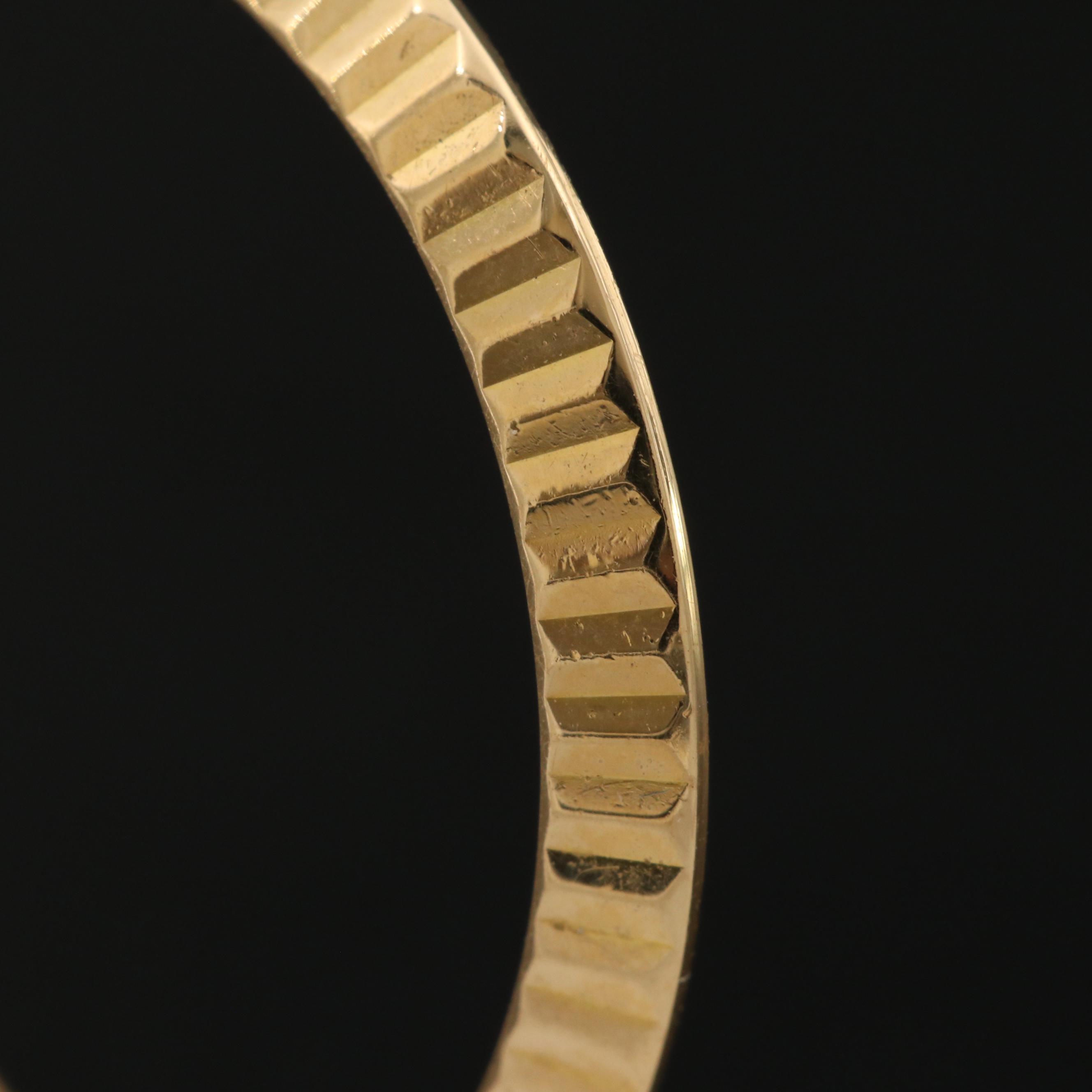 Rolex 18K Gold Fluted Bezel