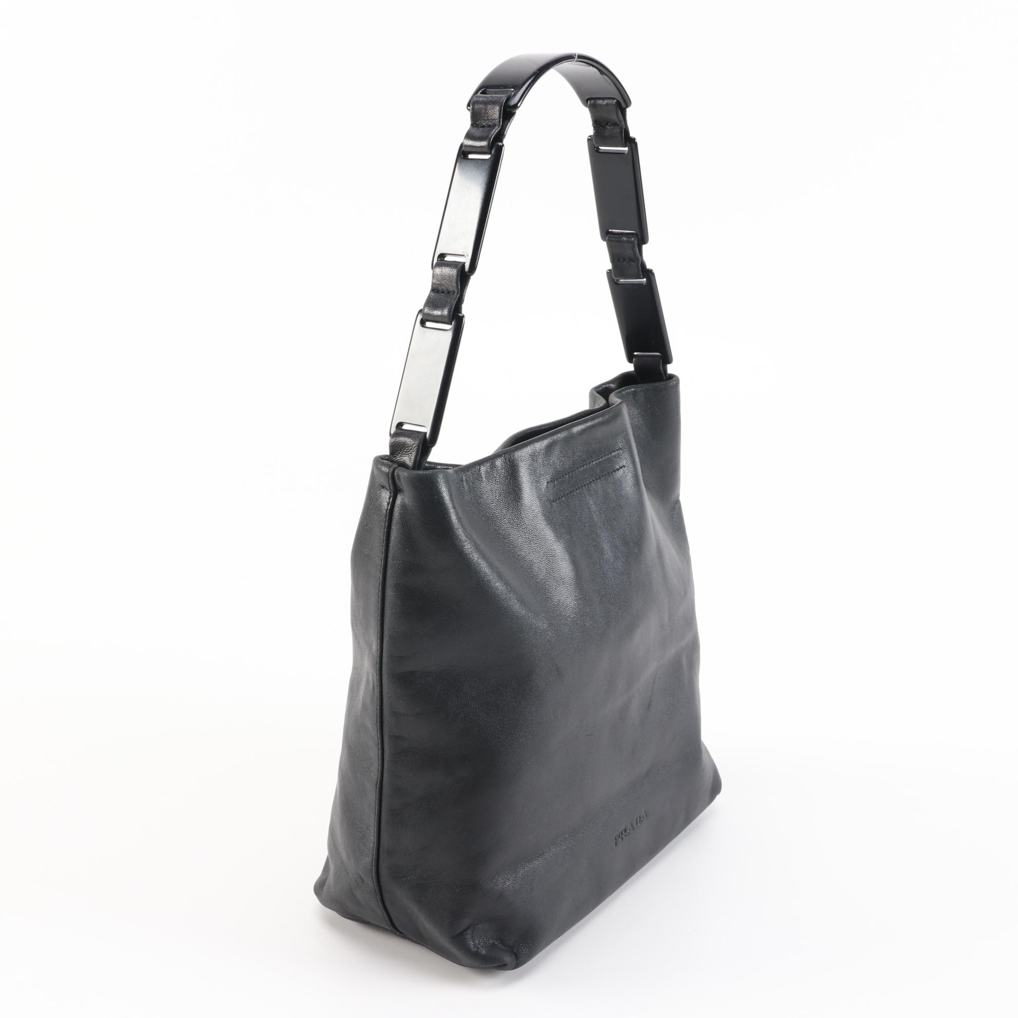 Prada Black Leather Handbag