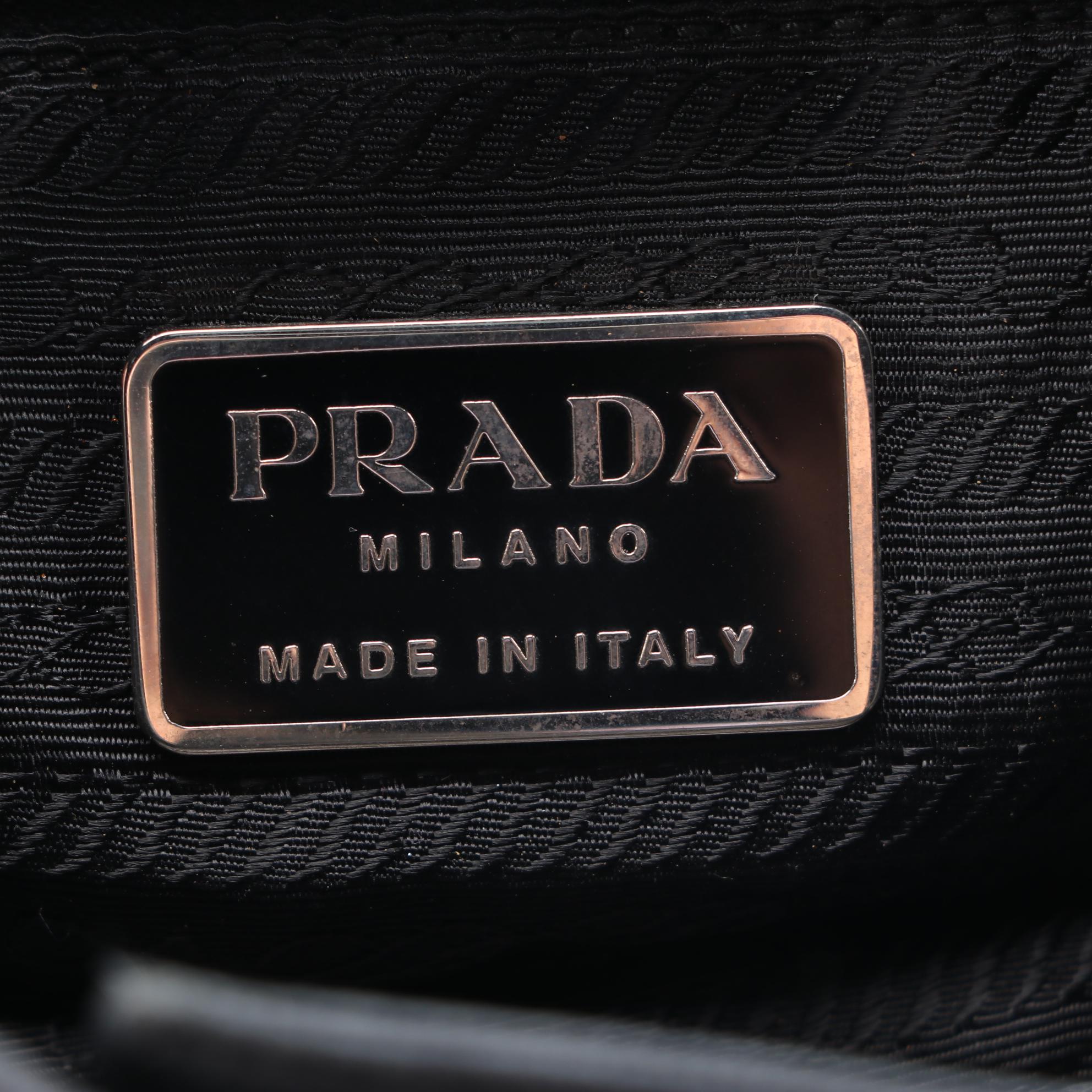 Prada Black Leather Handbag