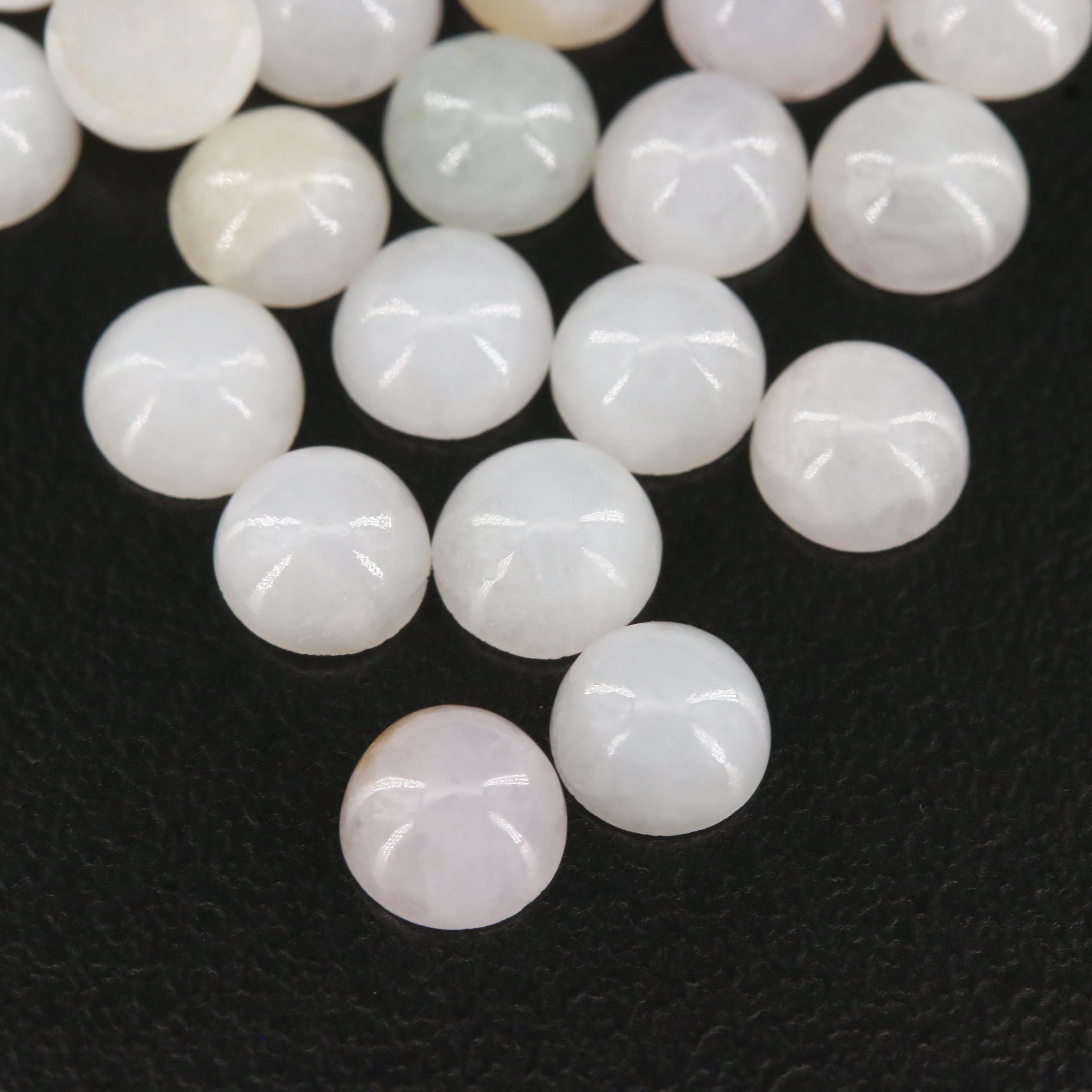 Loose 228.43 CTW Jadeite Round and Oval Cabochons