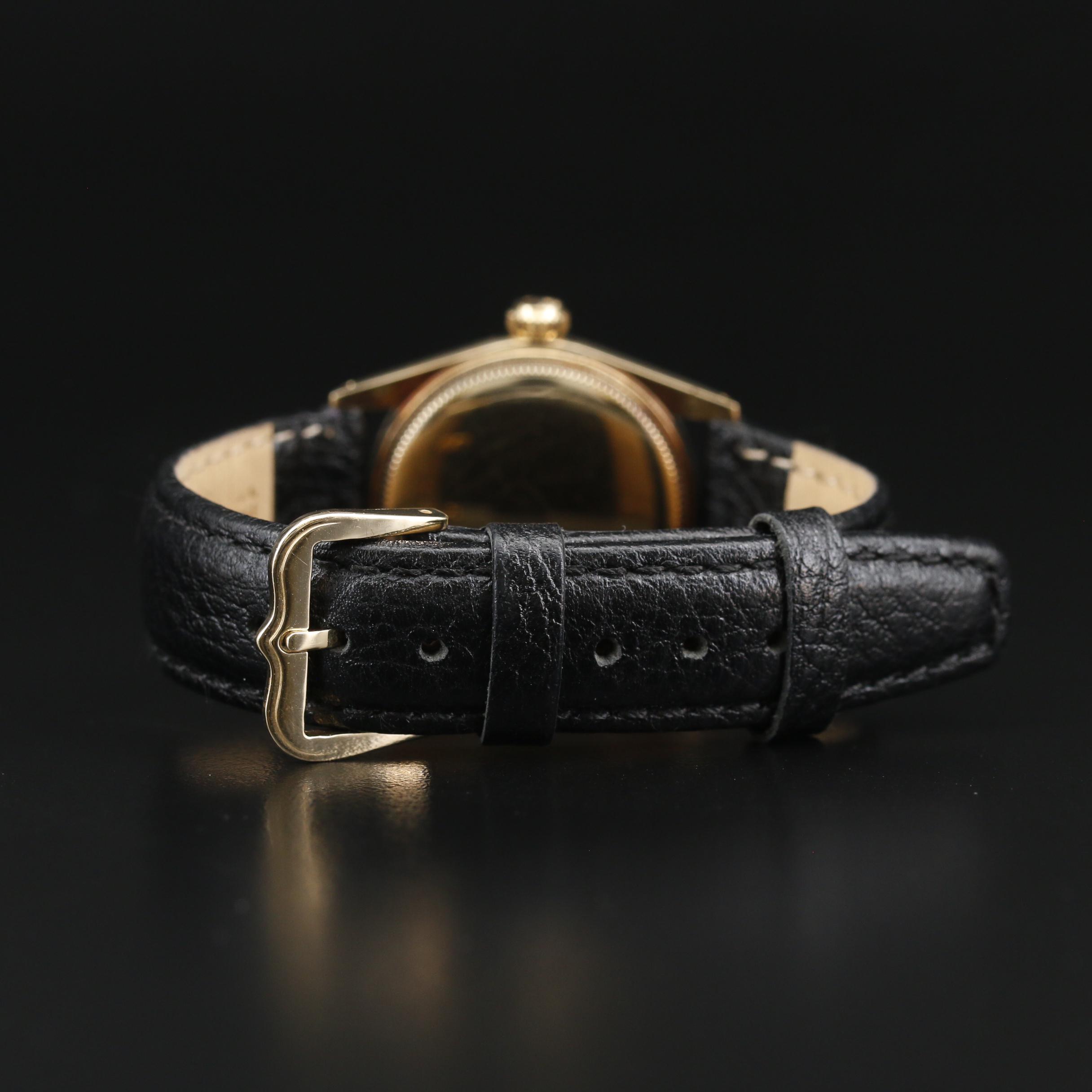 1966 Rolex "Oyster Perpetual" 14K Gold Automatic Watch