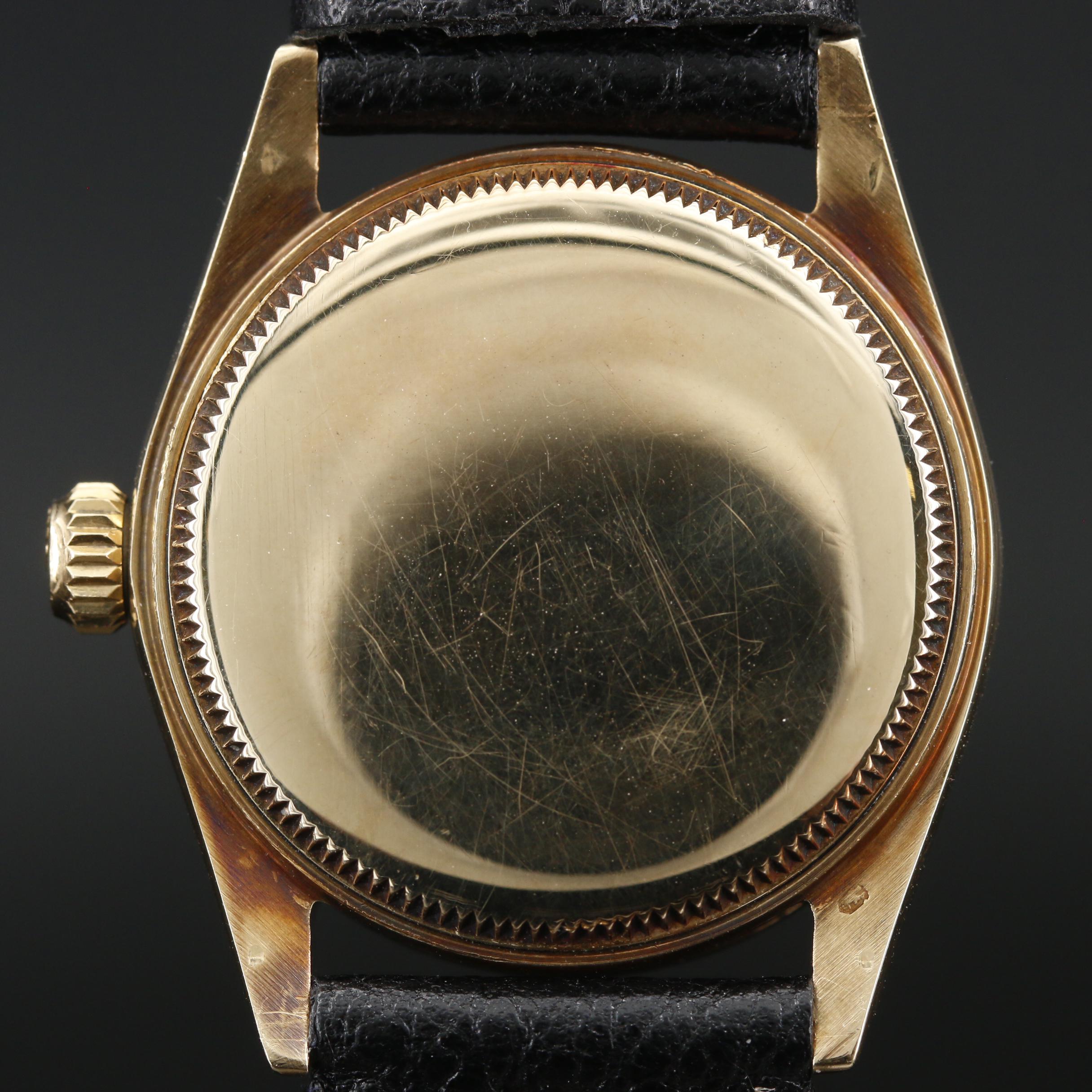 1966 Rolex "Oyster Perpetual" 14K Gold Automatic Watch