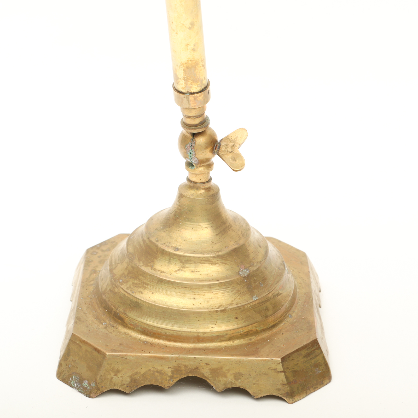 Lyre Shaped Brass Music Stand