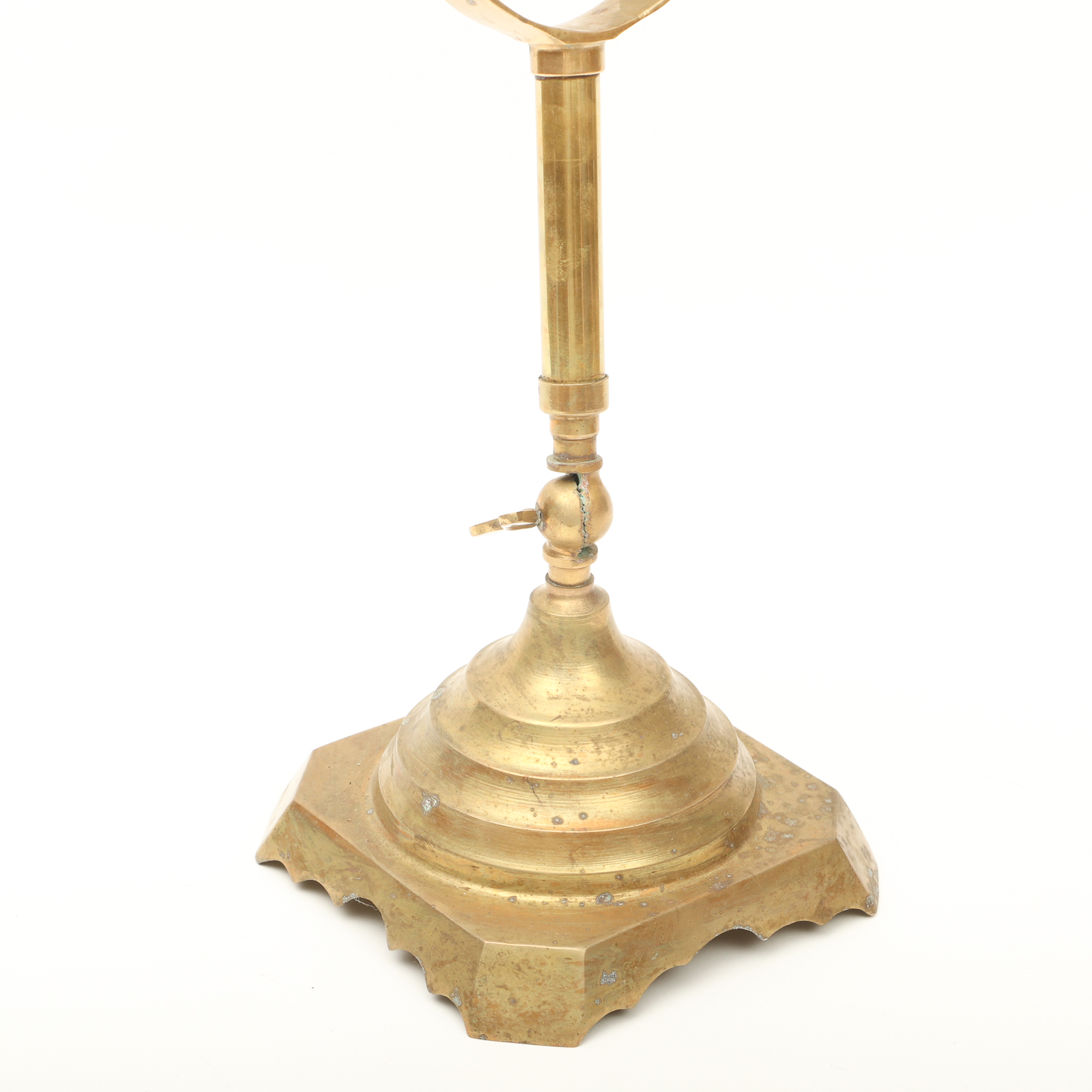 Lyre Shaped Brass Music Stand