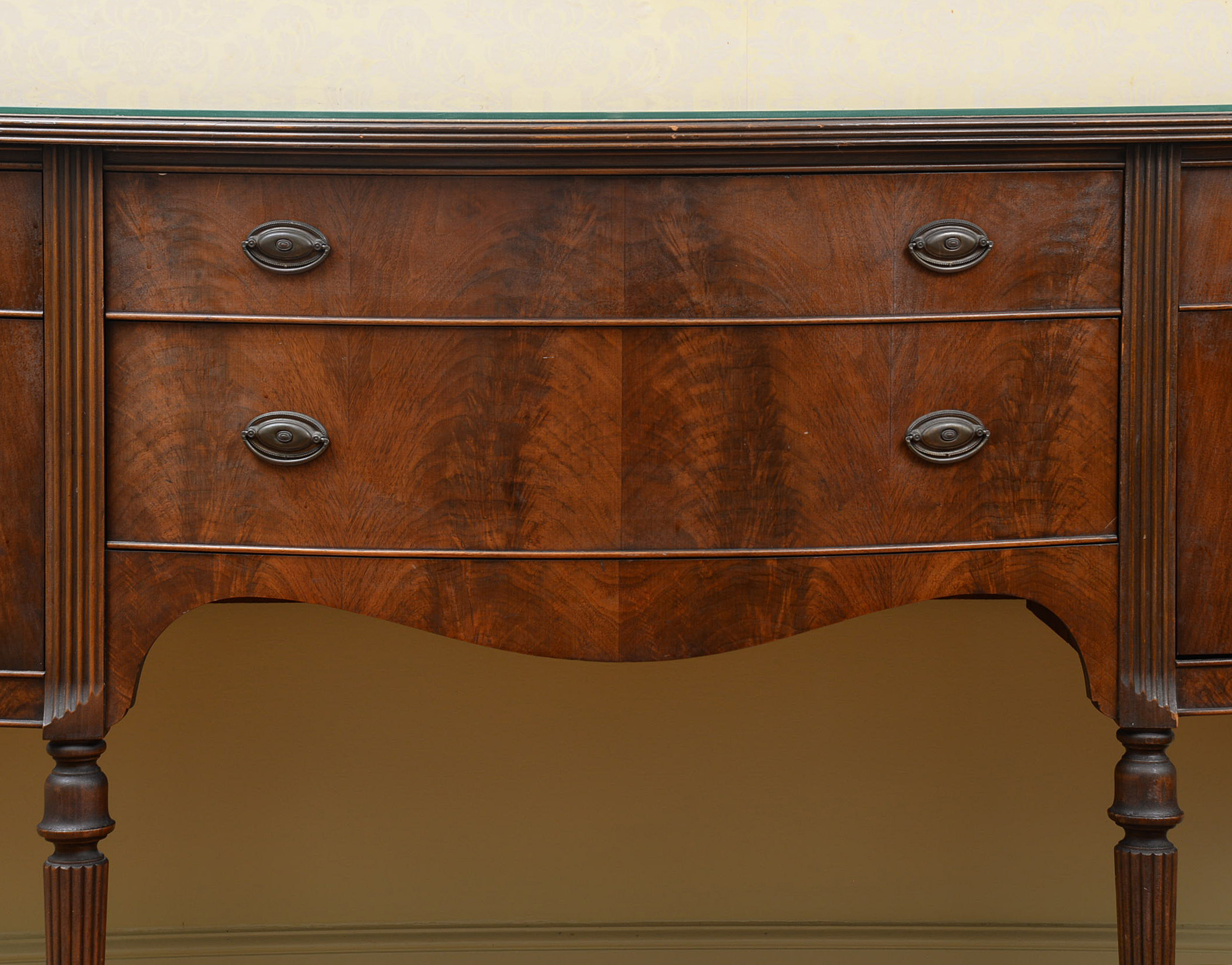 Federal Style Walnut Sideboard, Mid-20th Century