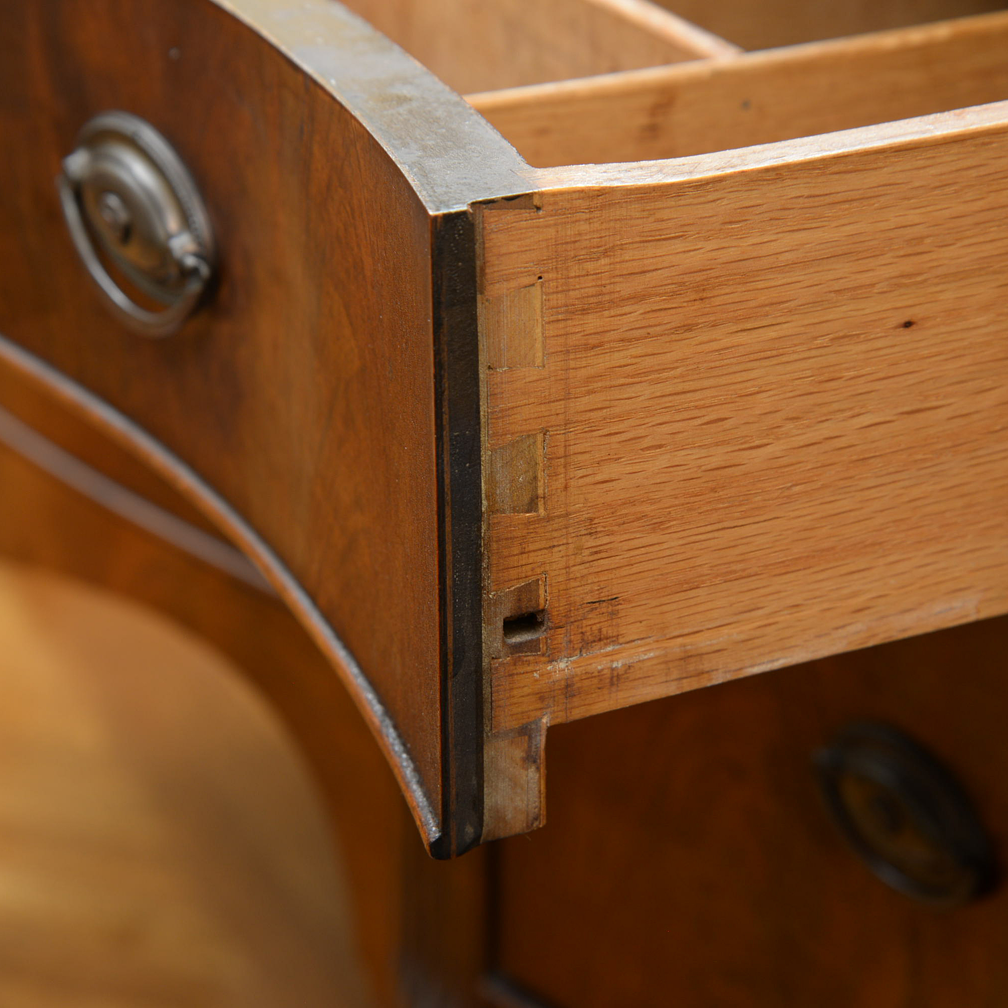 Federal Style Walnut Sideboard, Mid-20th Century