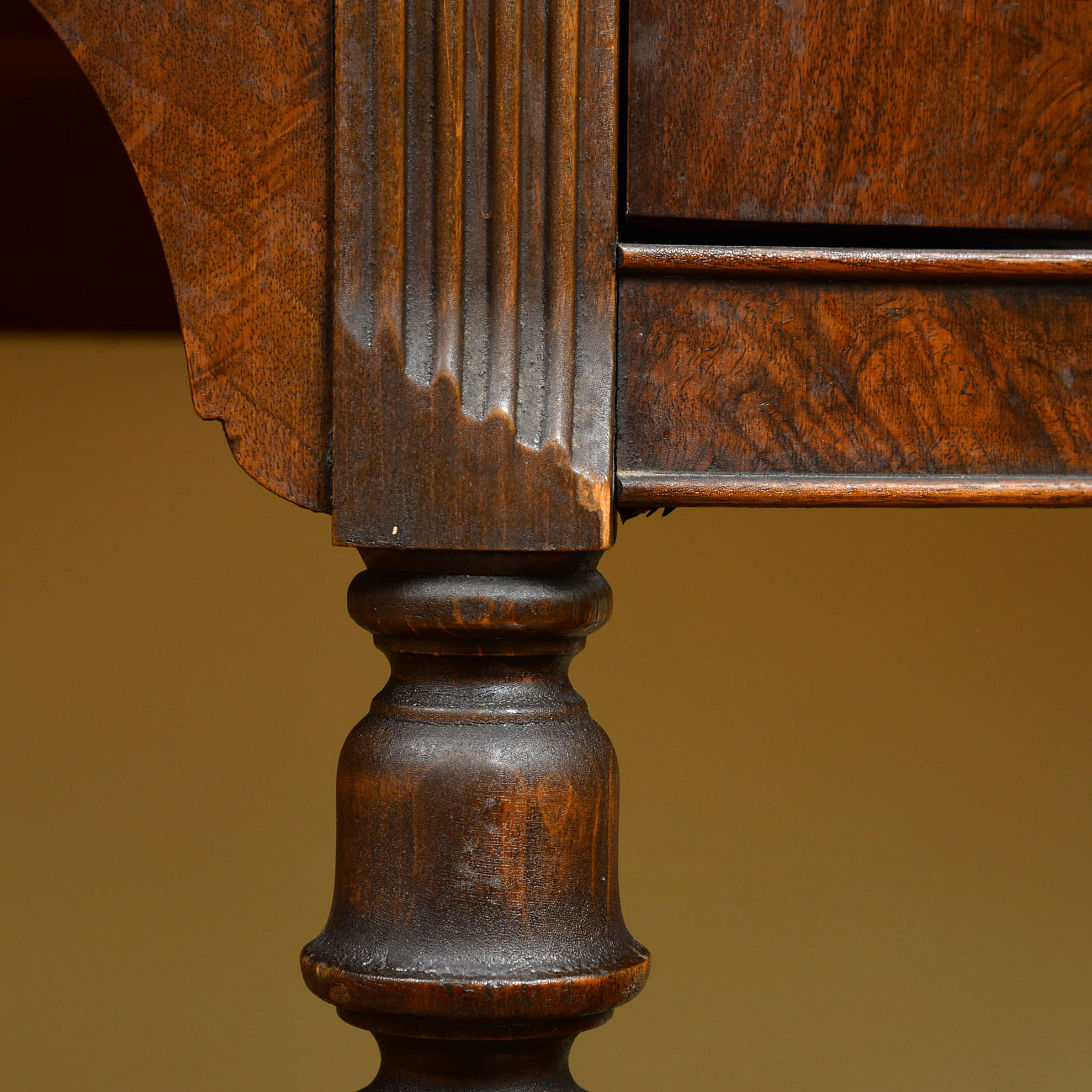 Federal Style Walnut Sideboard, Mid-20th Century