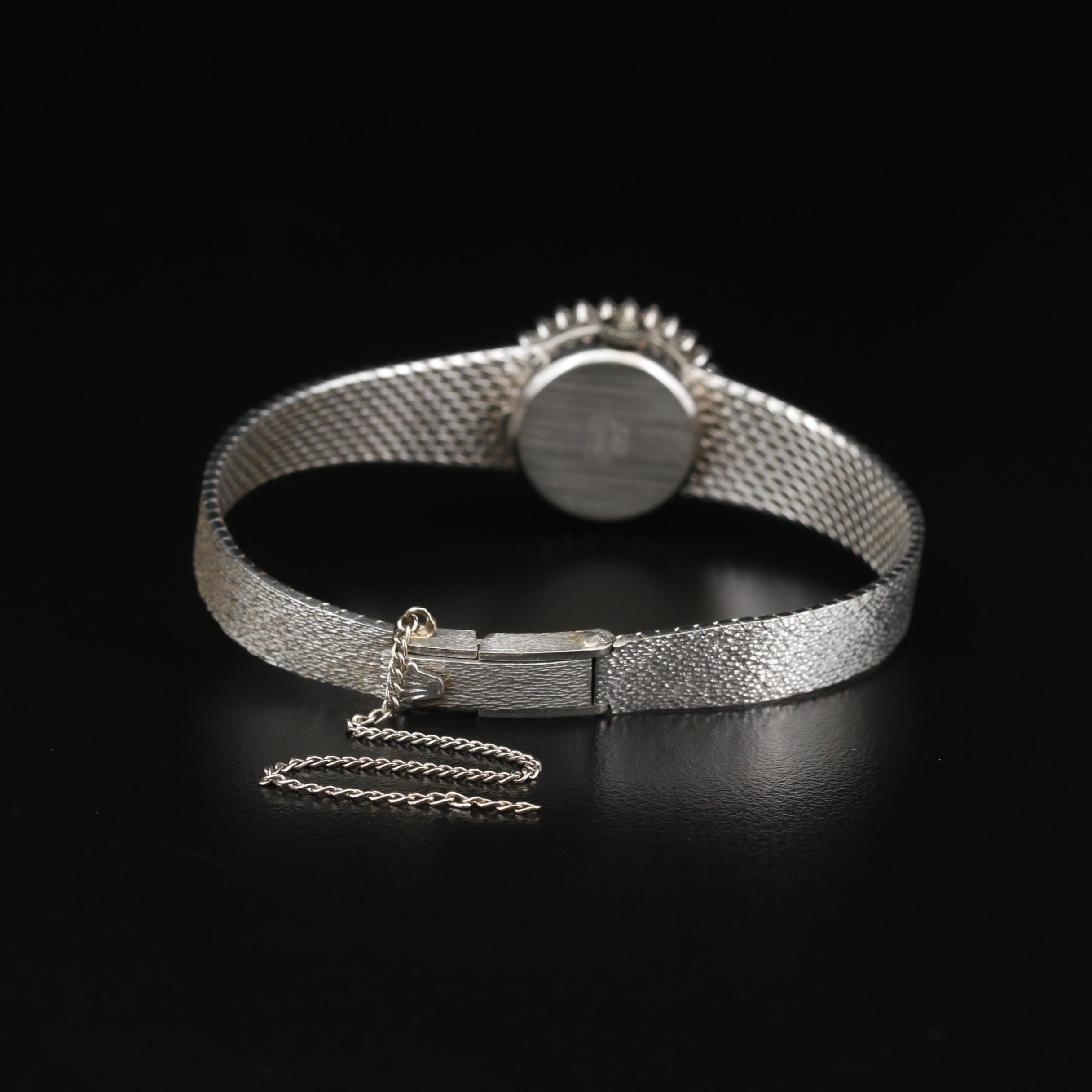 Vintage Rolex 14K Gold and Diamond Stem Wind Watch