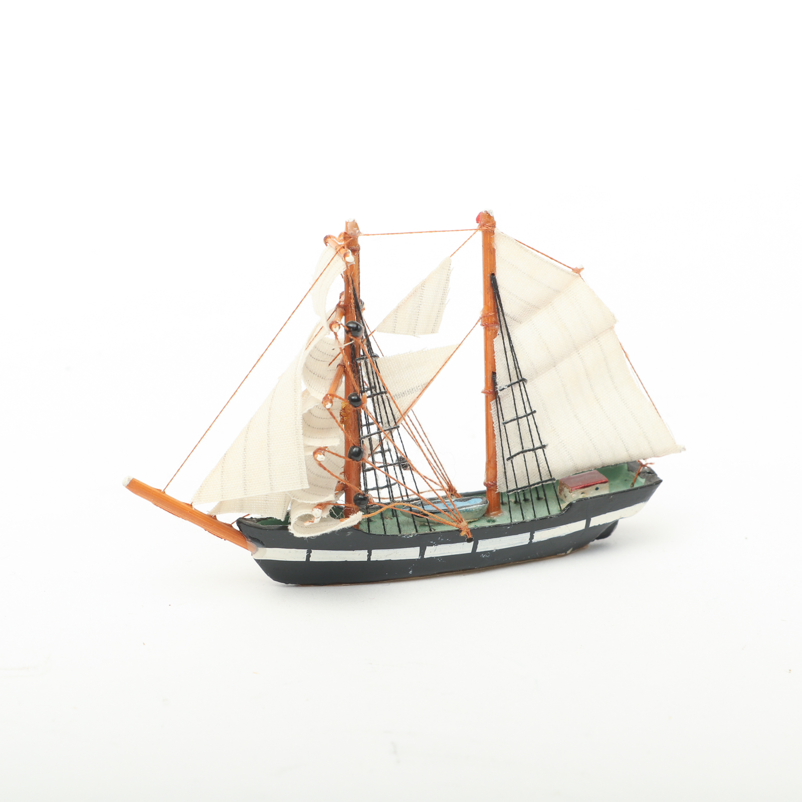 Model Square-Rigged Sailing Ships, Including Pirate Ship