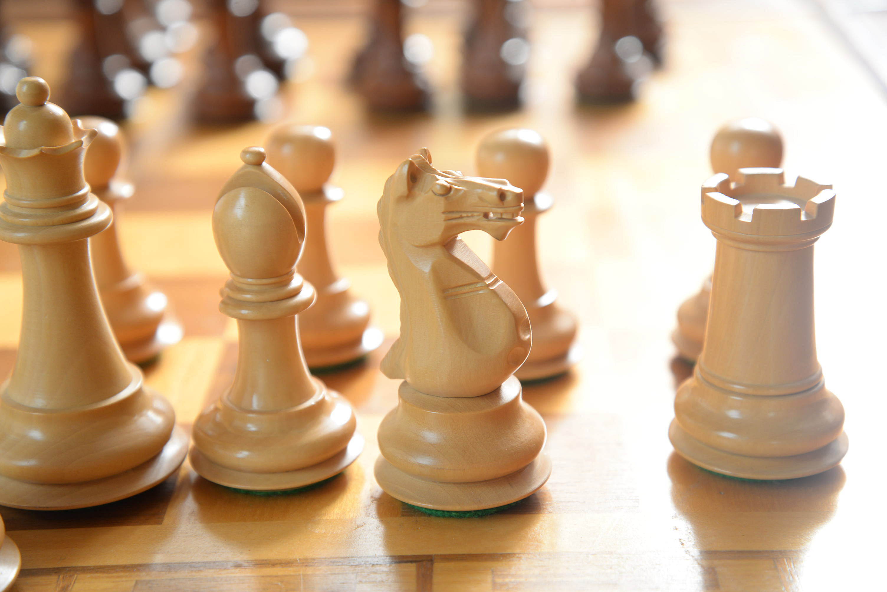 Accents Beyond Inlaid Wood Games Table With Chess Pieces