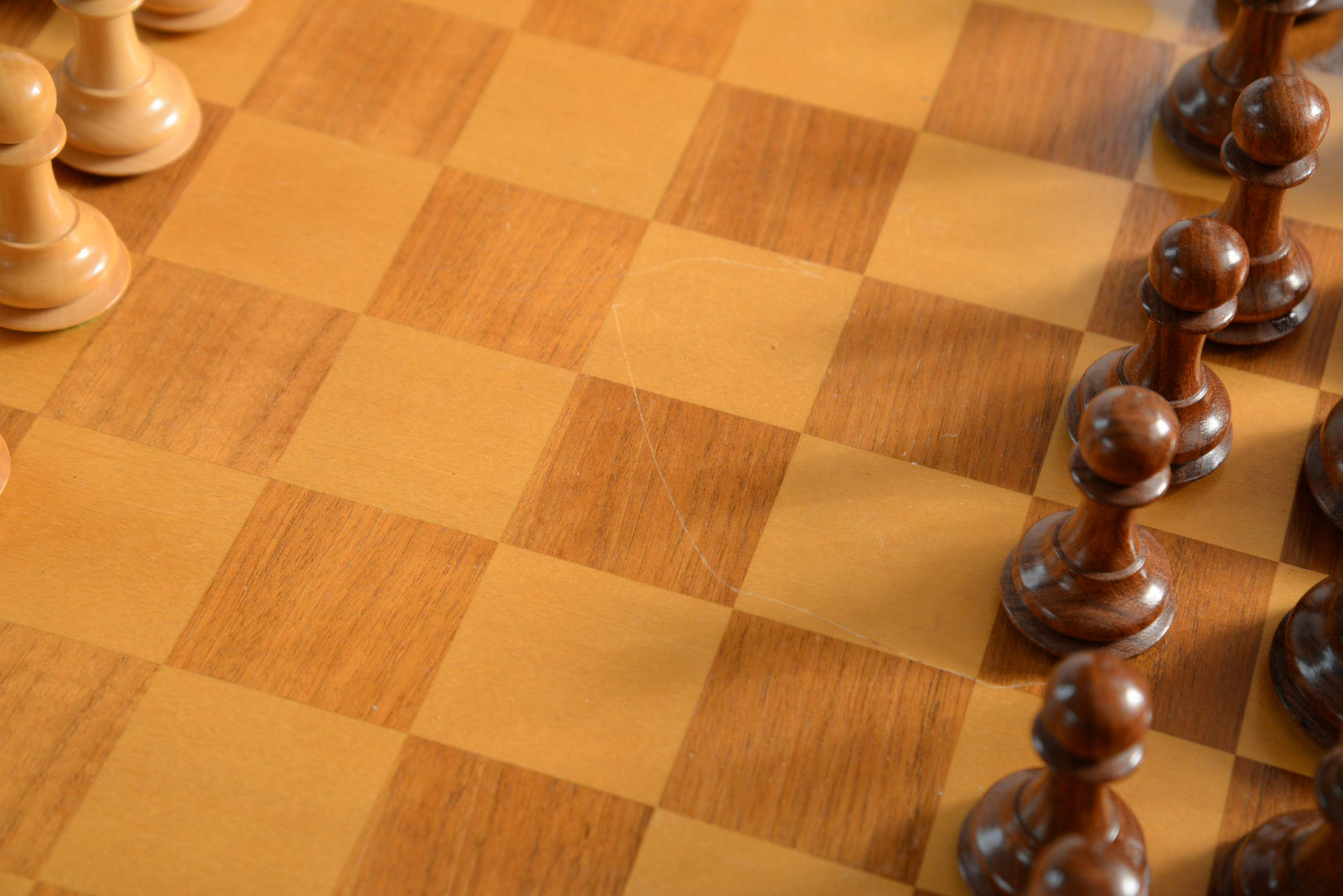 Accents Beyond Inlaid Wood Games Table With Chess Pieces