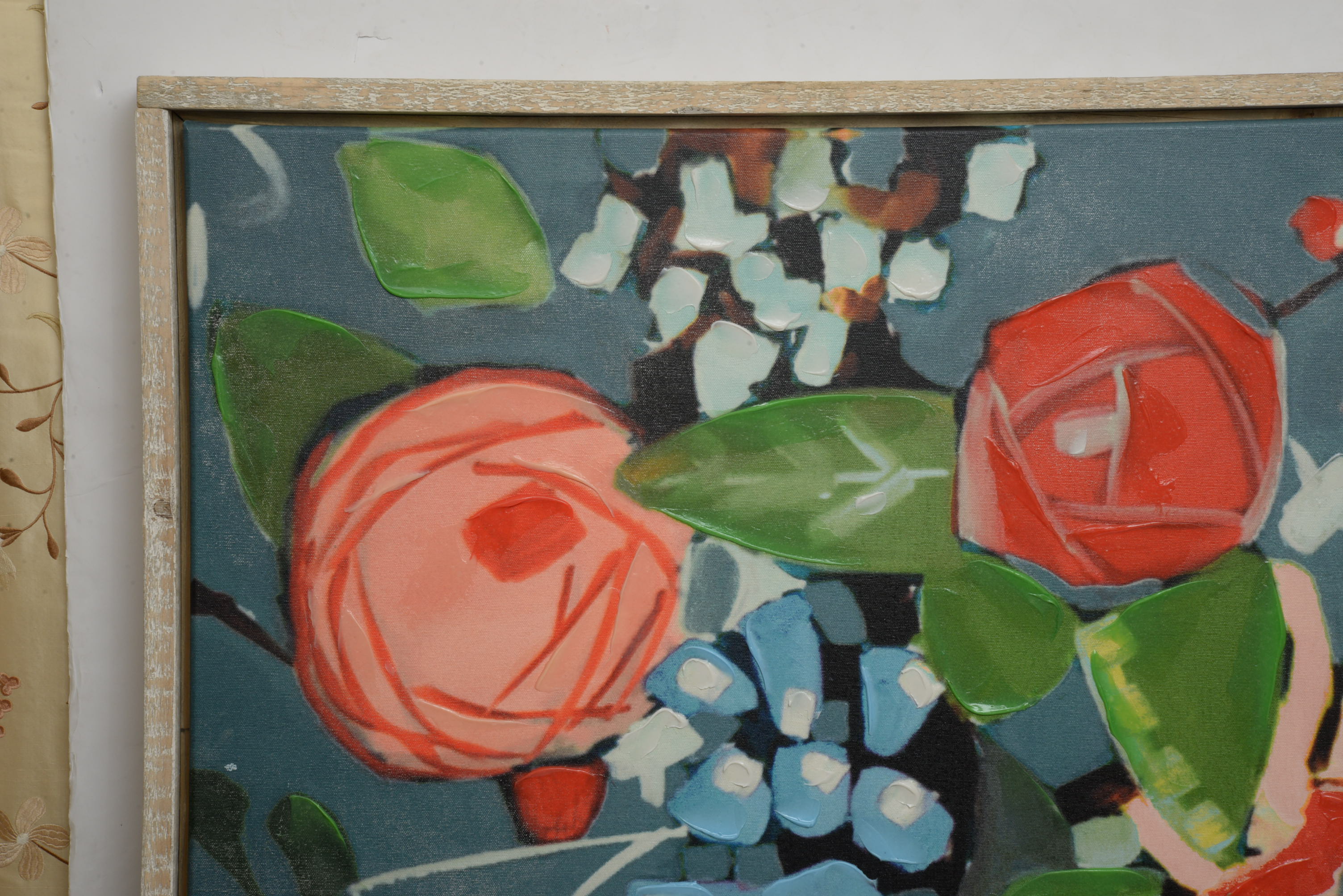 Pier 1 Imports Embellished Floral Giclée