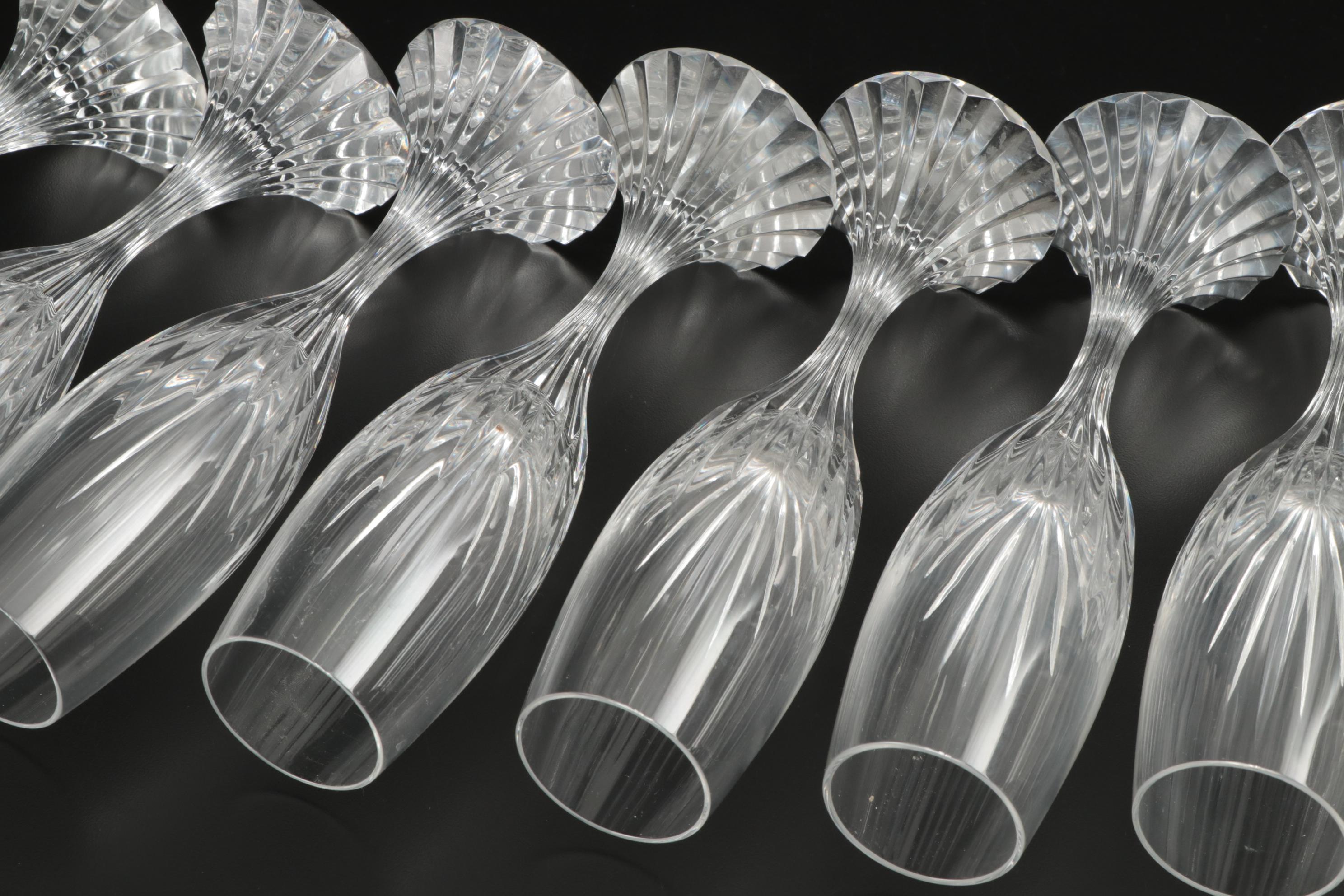 Baccarat "Massena" Crystal Champagne Flutes