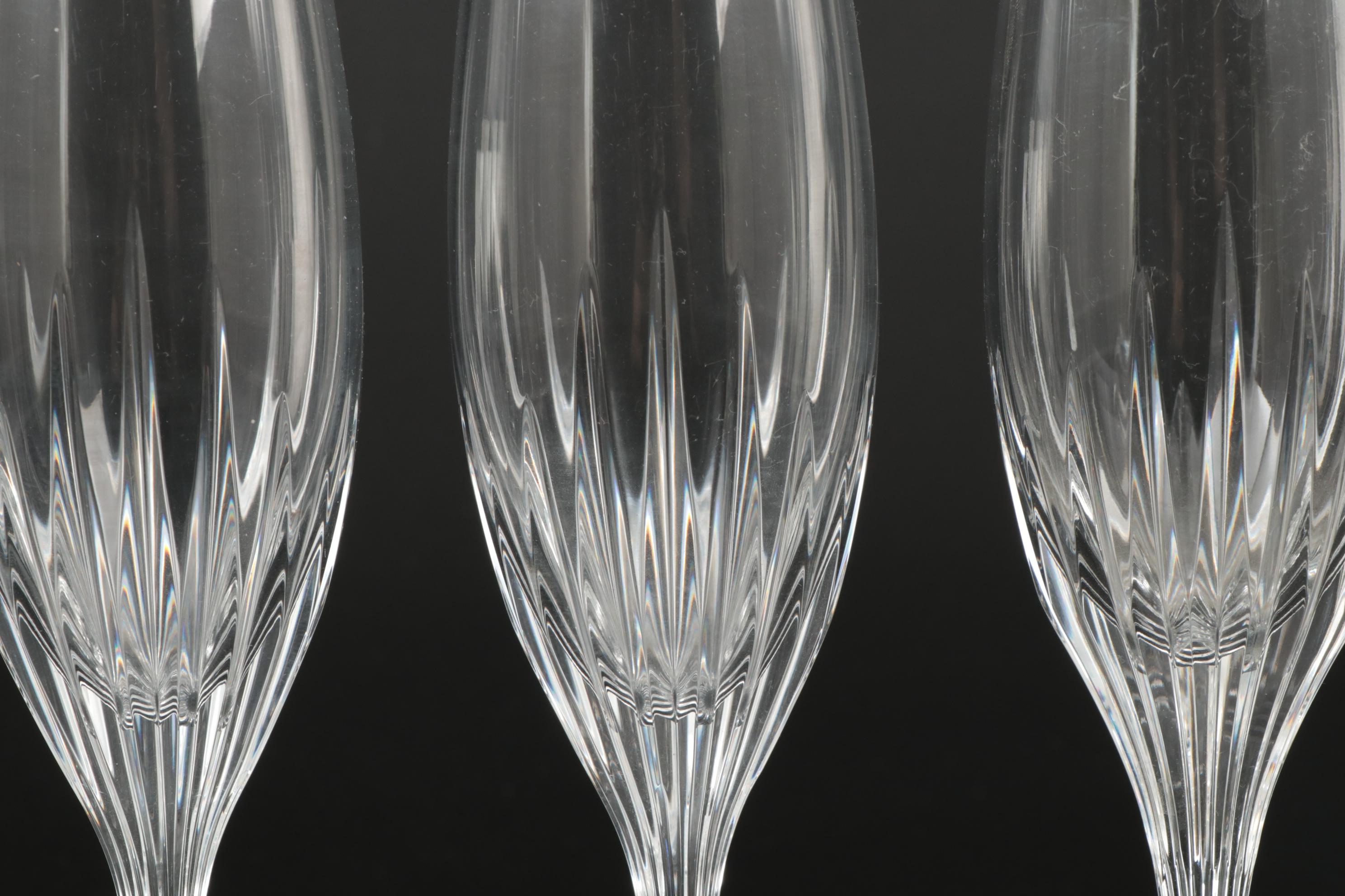 Baccarat "Massena" Crystal Champagne Flutes