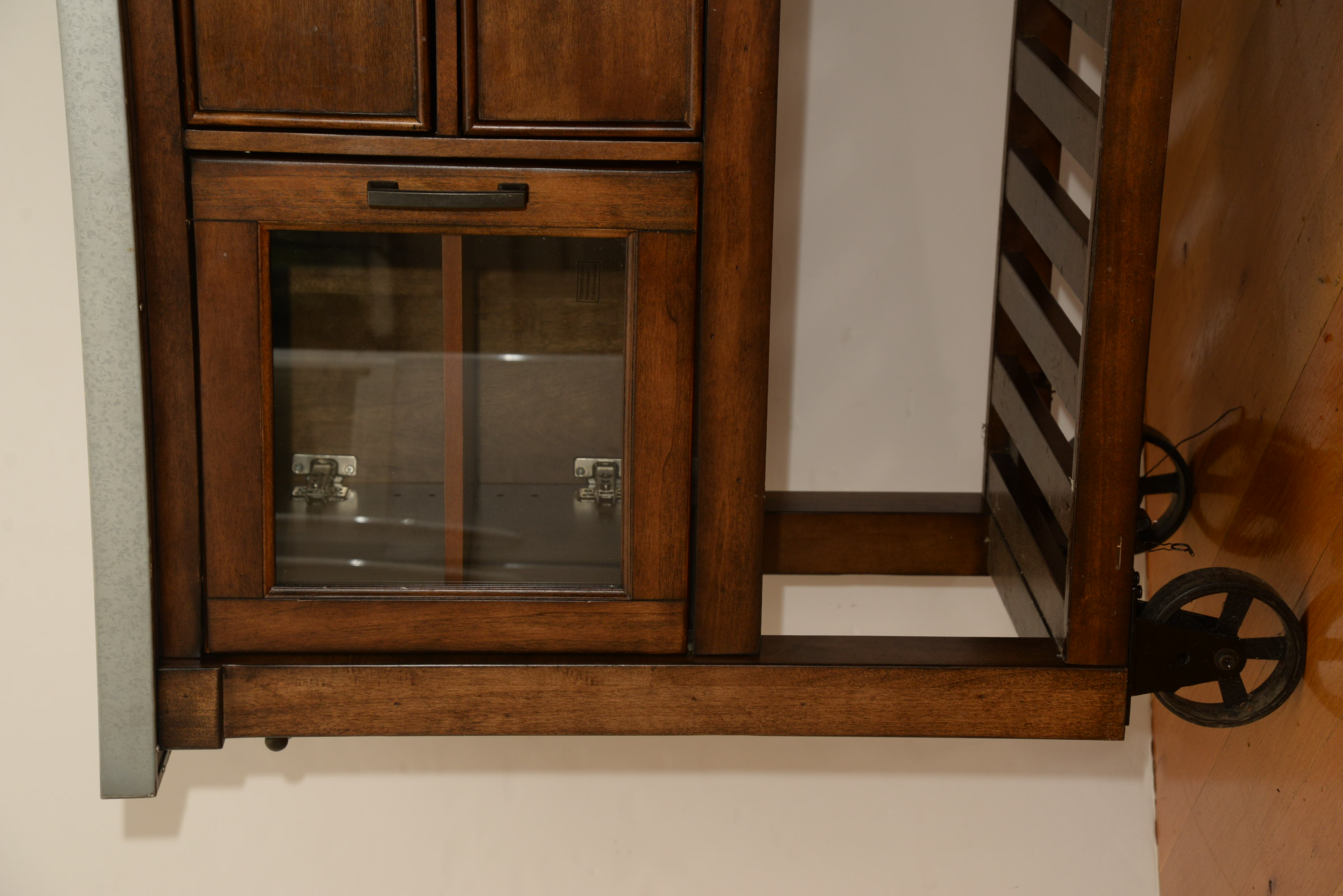 Bayside Furnishings Kitchen Island Cart