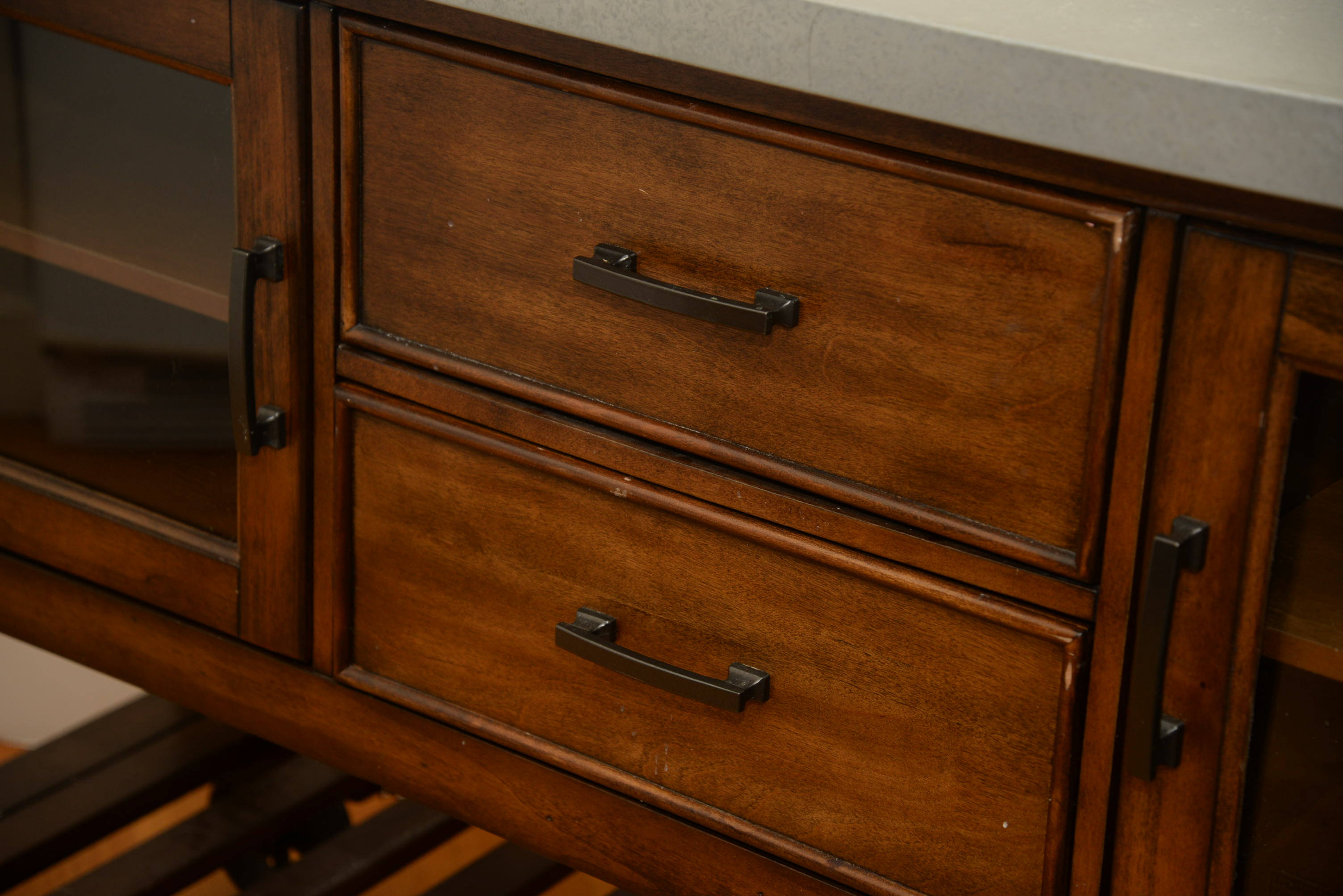 Bayside Furnishings Kitchen Island Cart