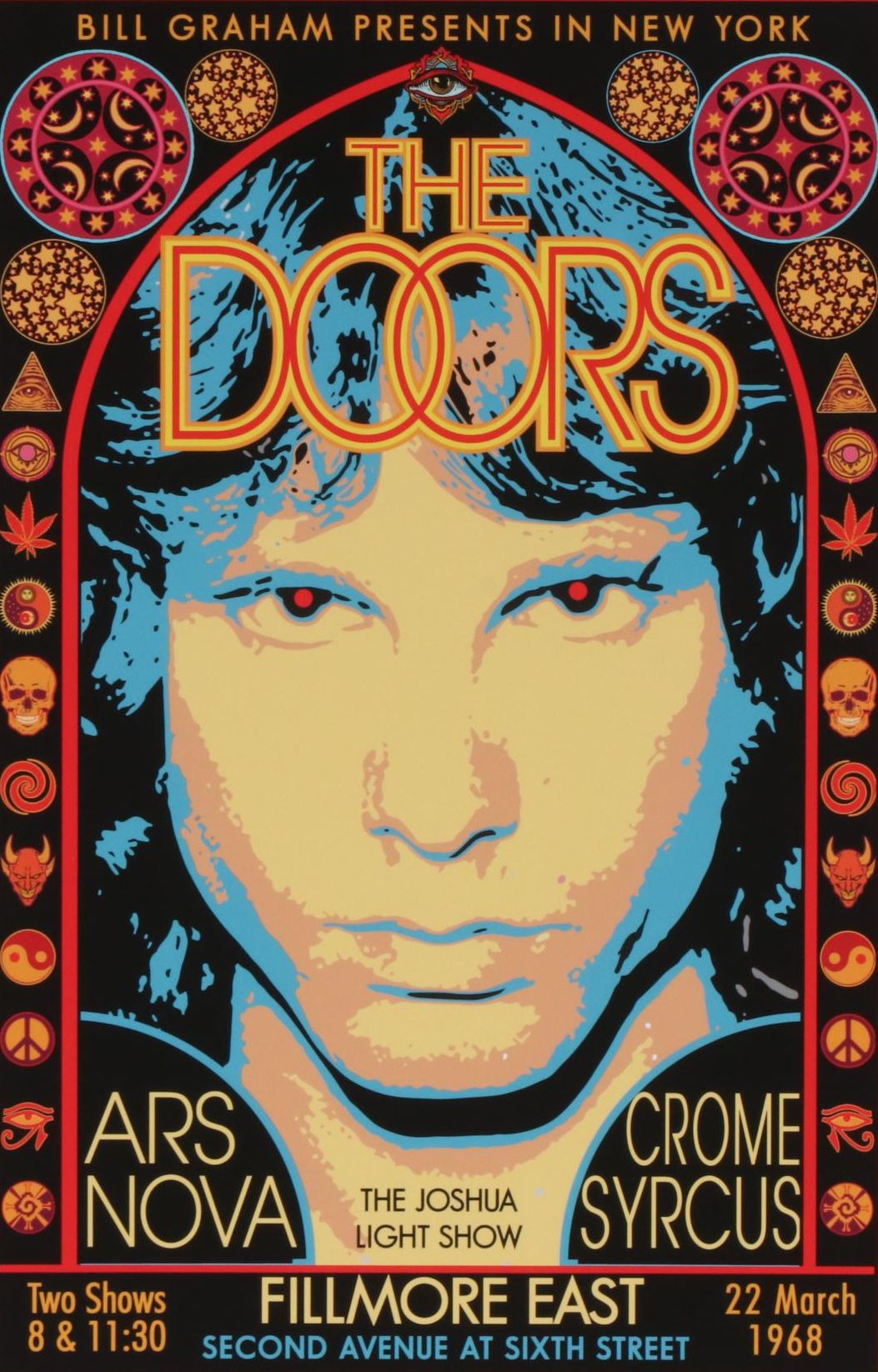 David Edward Byrd Giclée "The Doors - Debut - Fillmore East - 1968", 2020