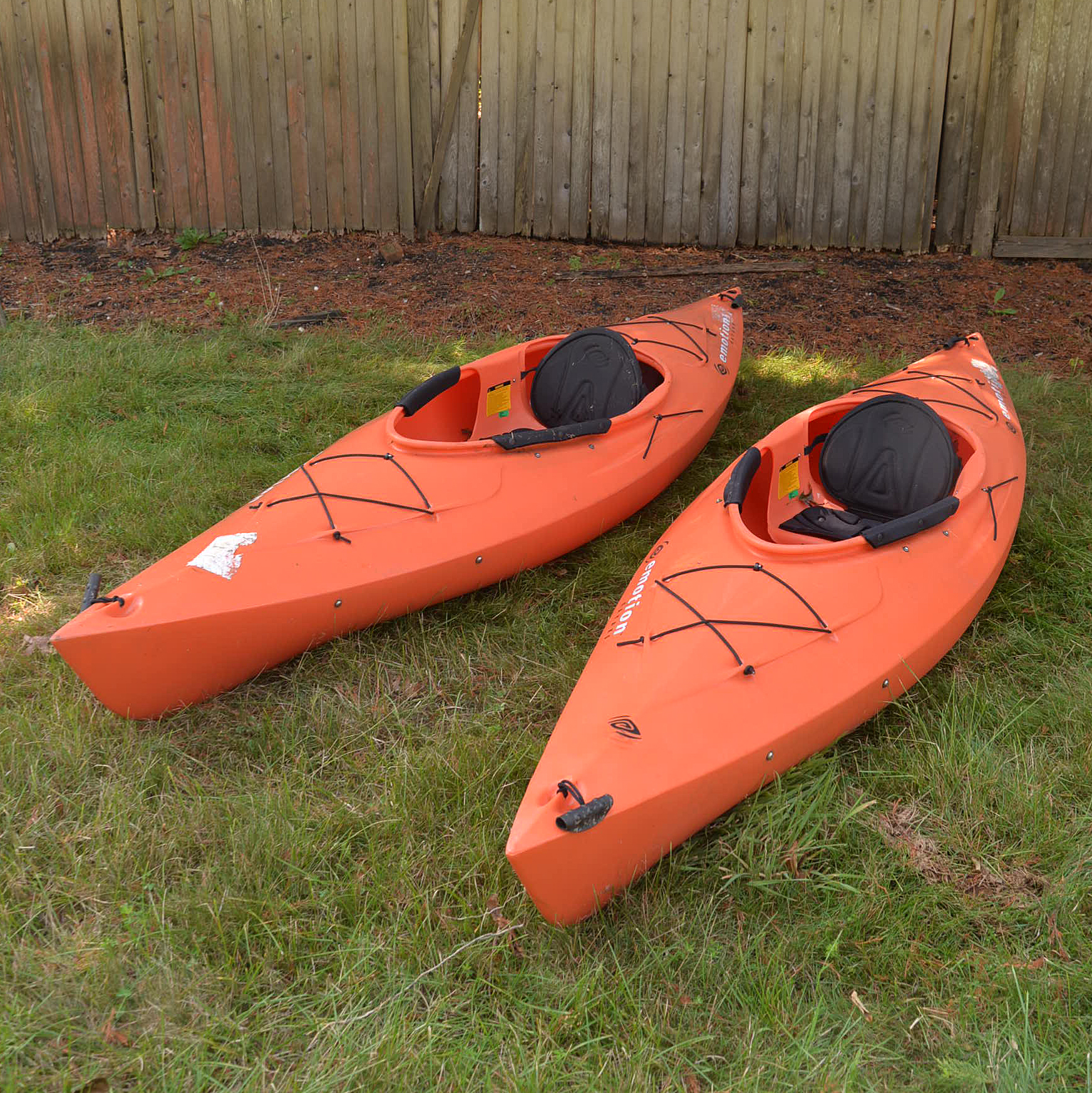 Two Emotion 10' Kayaks