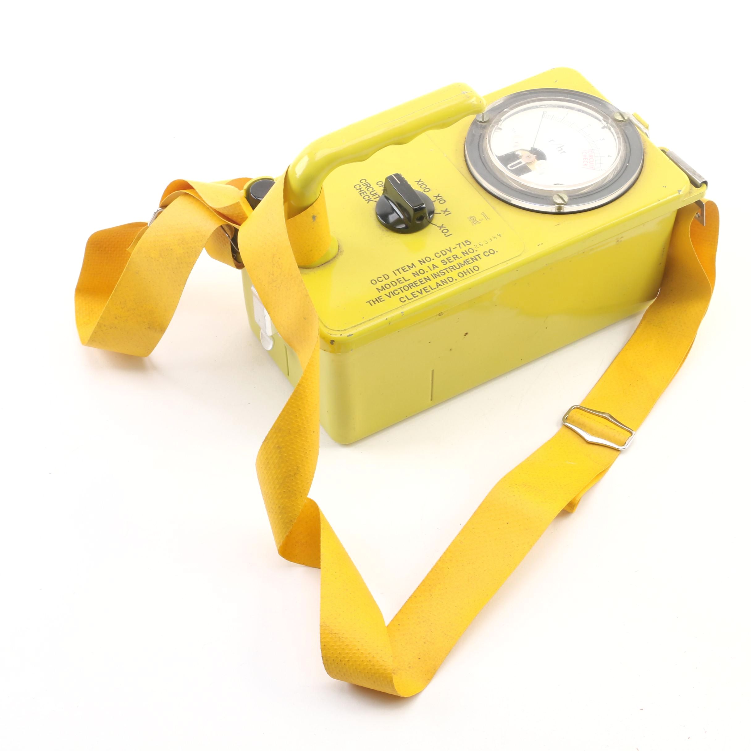 Victoreen Instrument Co. Model No. IA Geiger Counter, Mid-20th Century