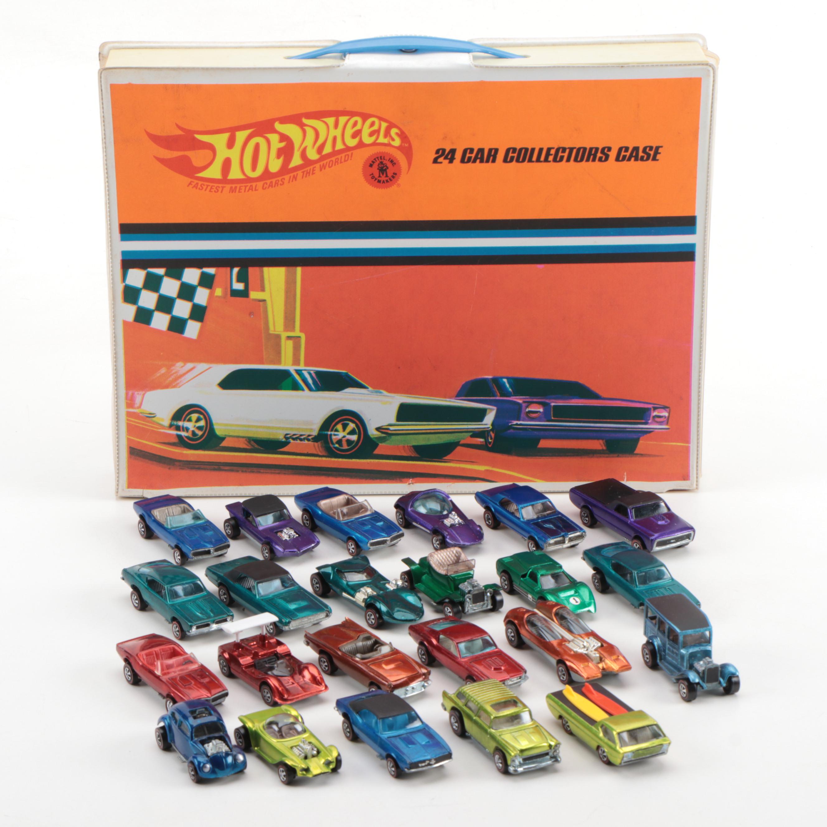 Mattel's Redline Hot Wheels with Carry Case