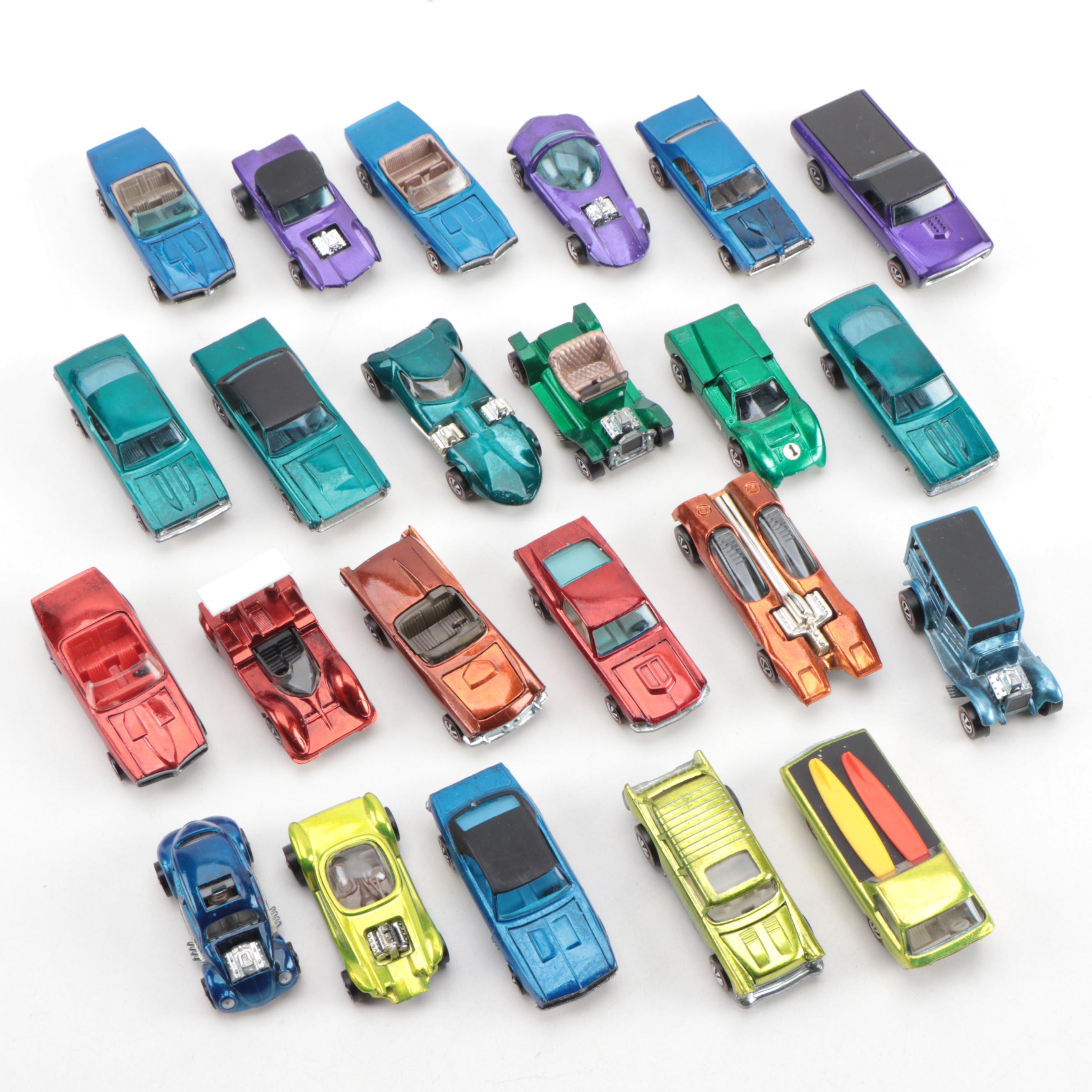 Mattel's Redline Hot Wheels with Carry Case