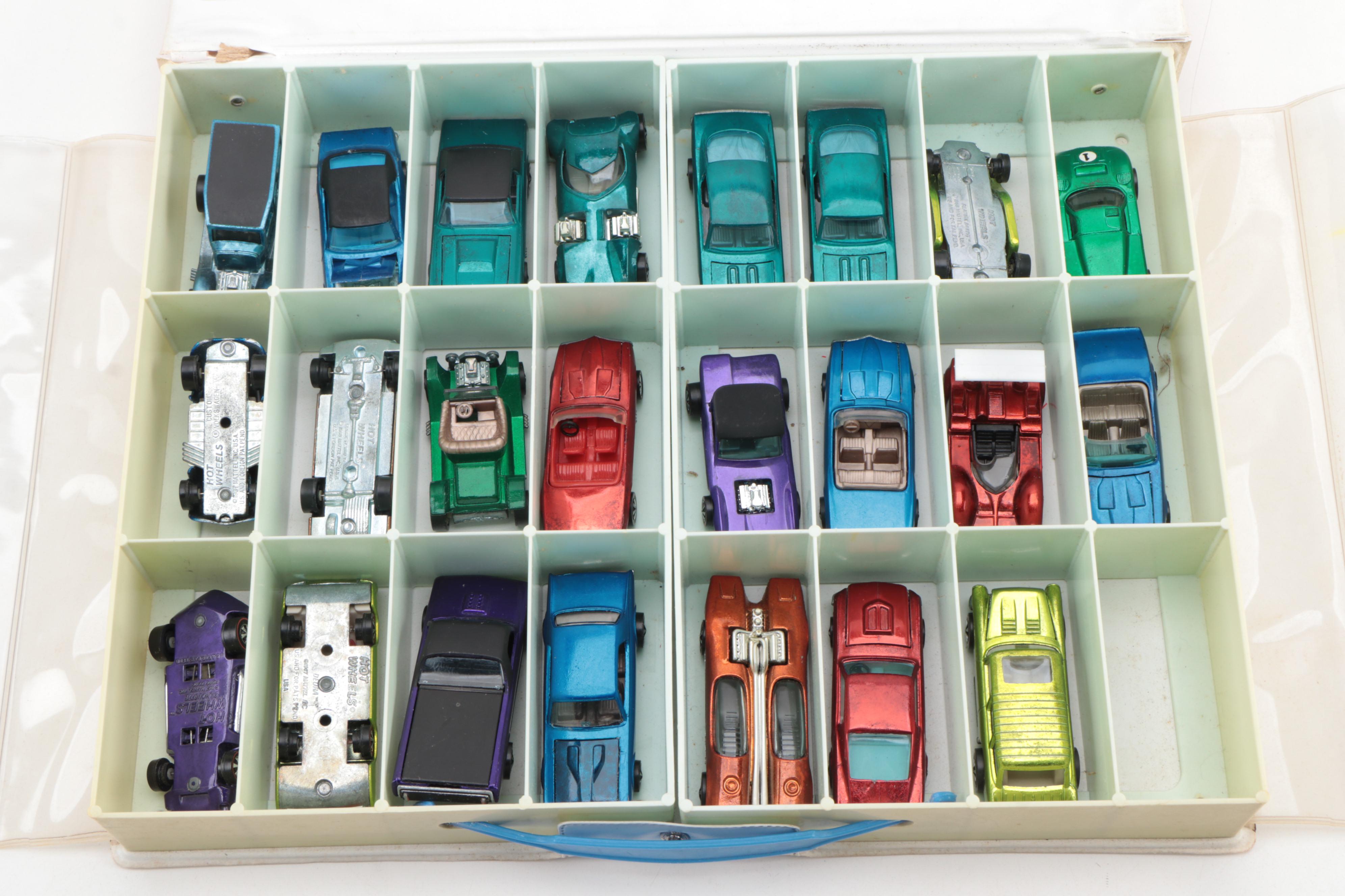 Mattel's Redline Hot Wheels with Carry Case