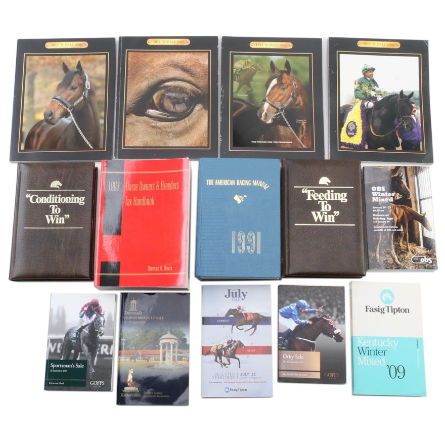 Horse Racing Books, Catalogs and Magazines