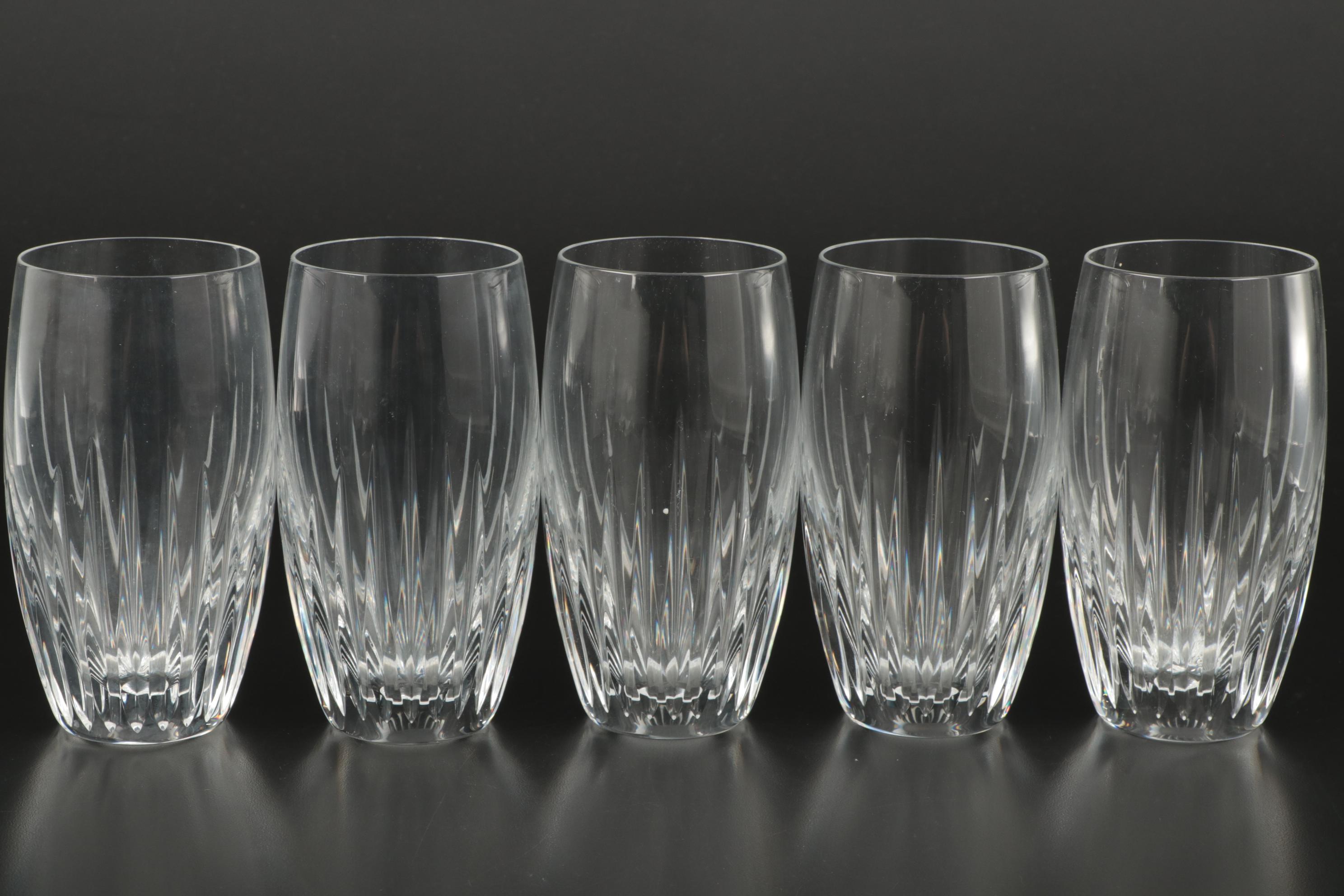 Baccarat "Massena" Crystal Decanter and Highball Glasses, Contemporary