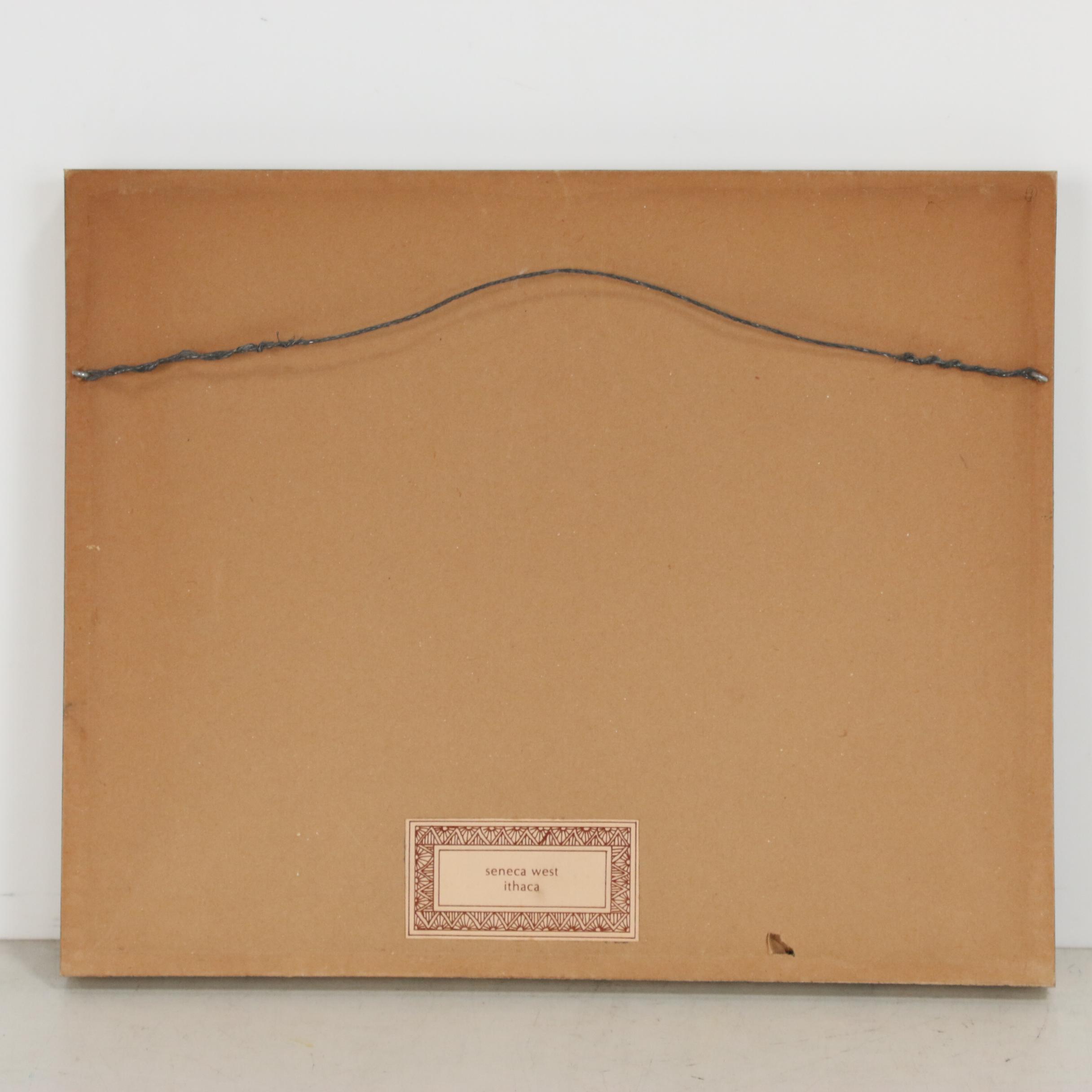 Claude Émile Schuffenecker Pastel Drawing "Maison, Ile de France"