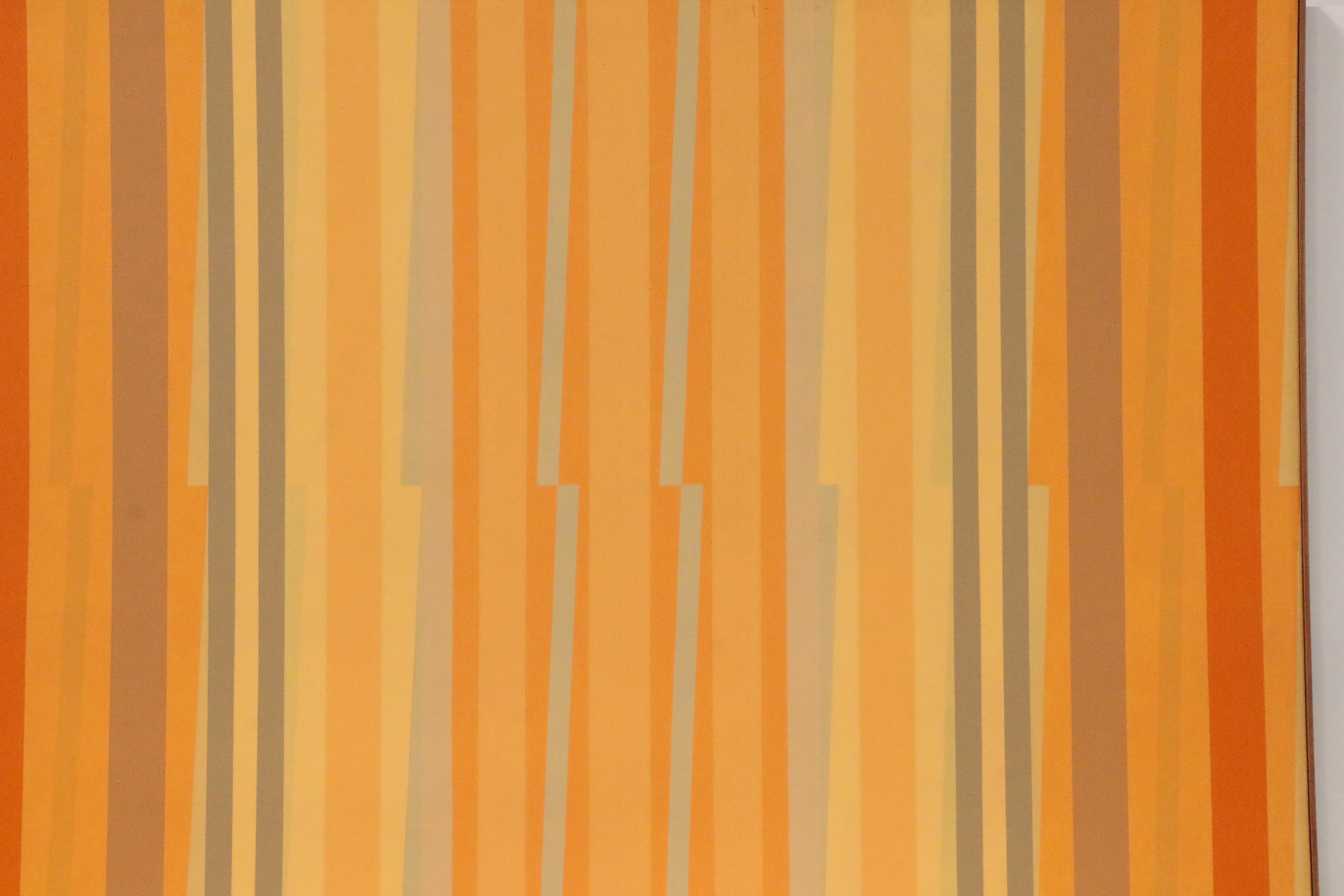 Walter Stomps Monumental Color Field Painting "Naranja", Late 20th Century