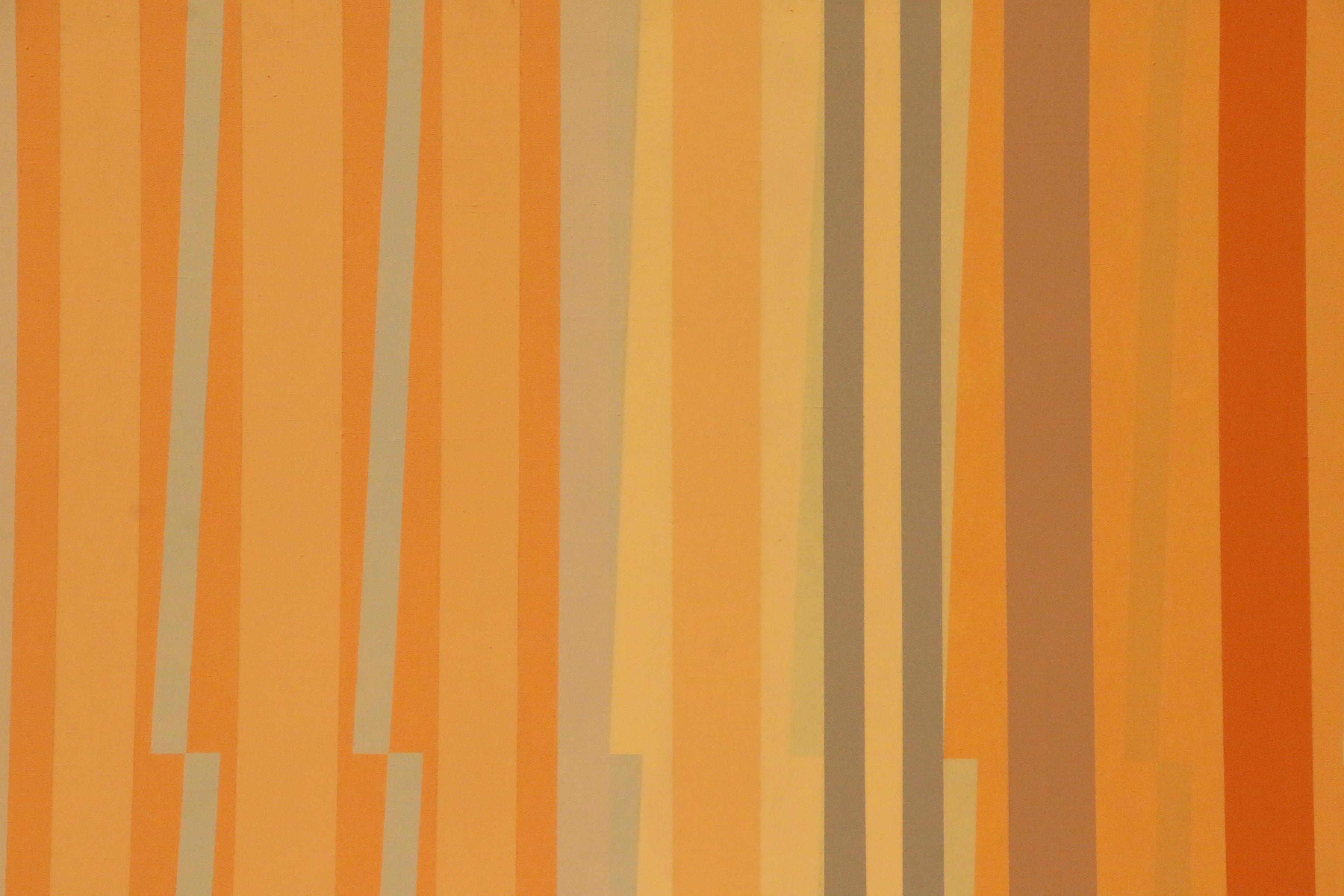 Walter Stomps Monumental Color Field Painting "Naranja", Late 20th Century