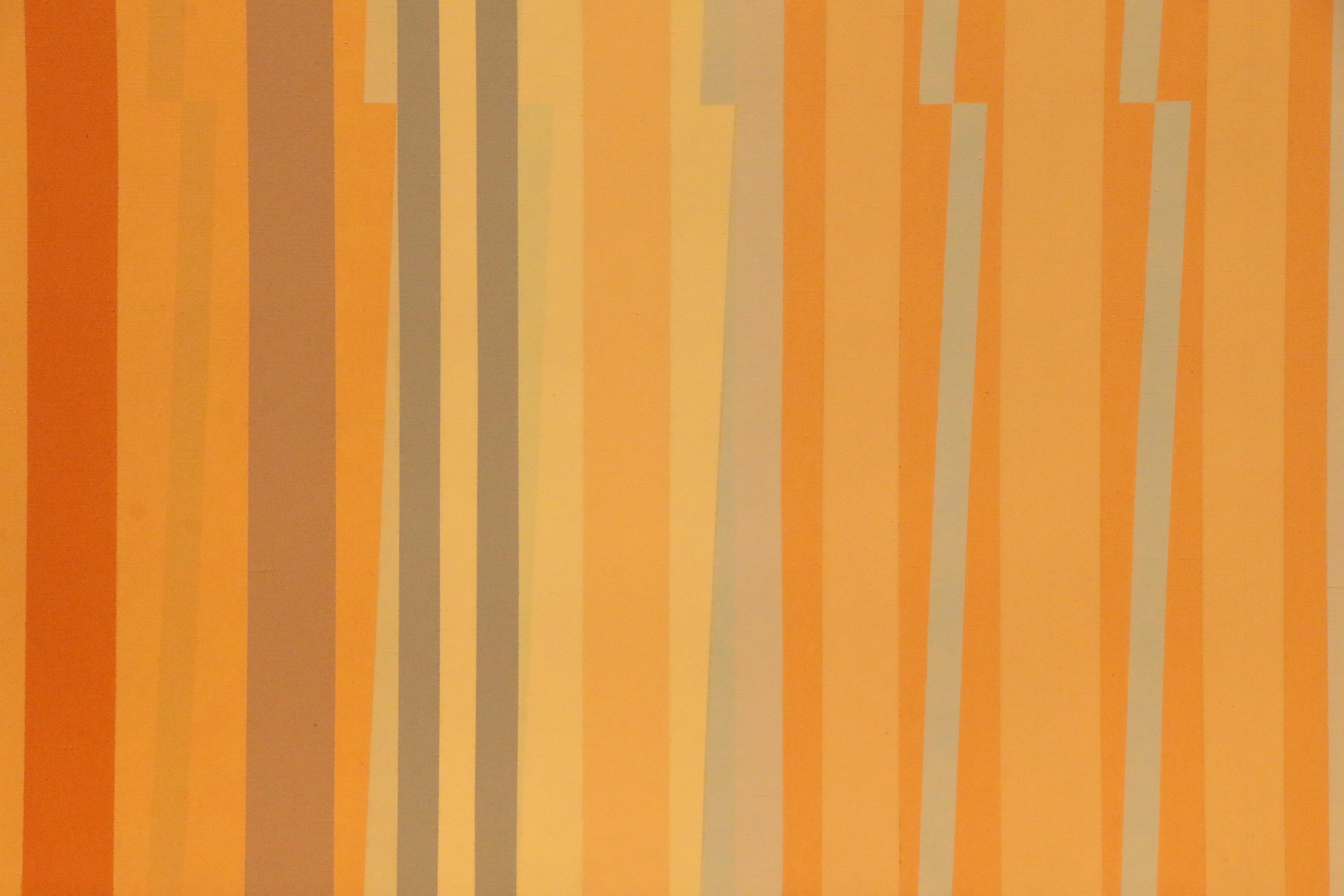 Walter Stomps Monumental Color Field Painting "Naranja", Late 20th Century