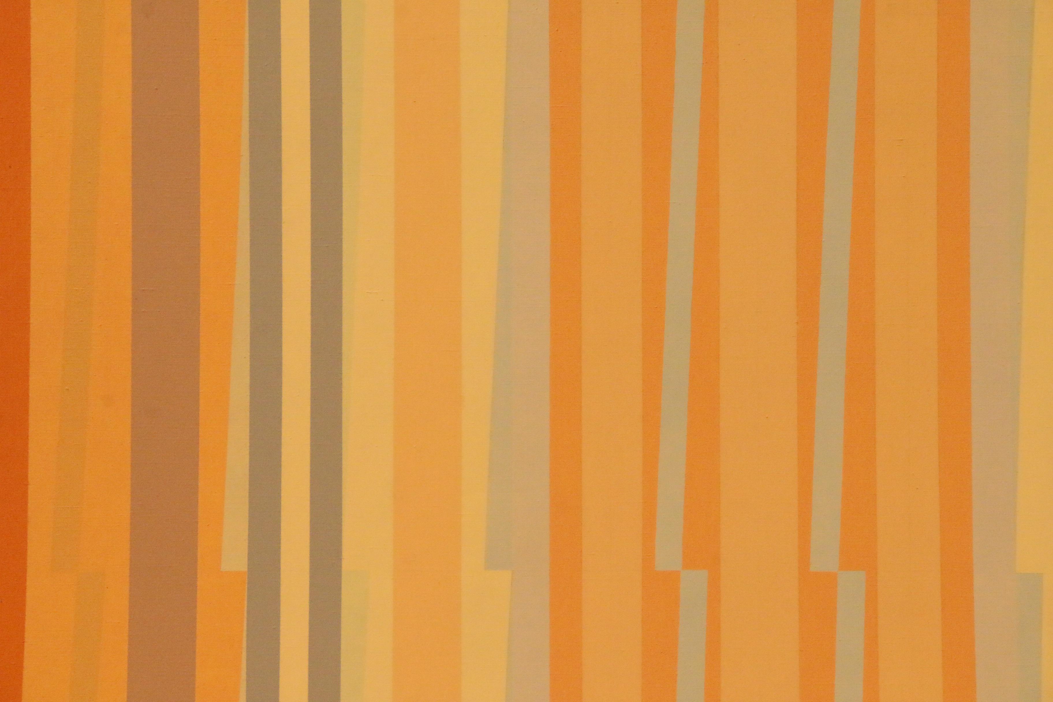 Walter Stomps Monumental Color Field Painting "Naranja", Late 20th Century